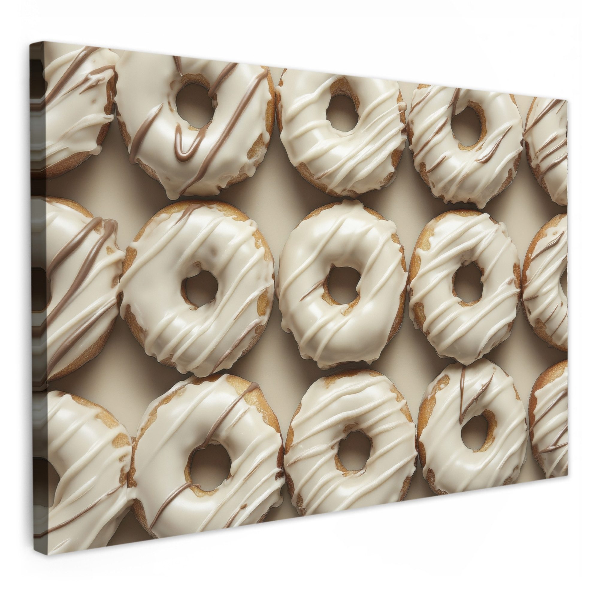 OneMillionCanvasses® Leinwandbild Donuts - Schokolade - günstig online kaufen