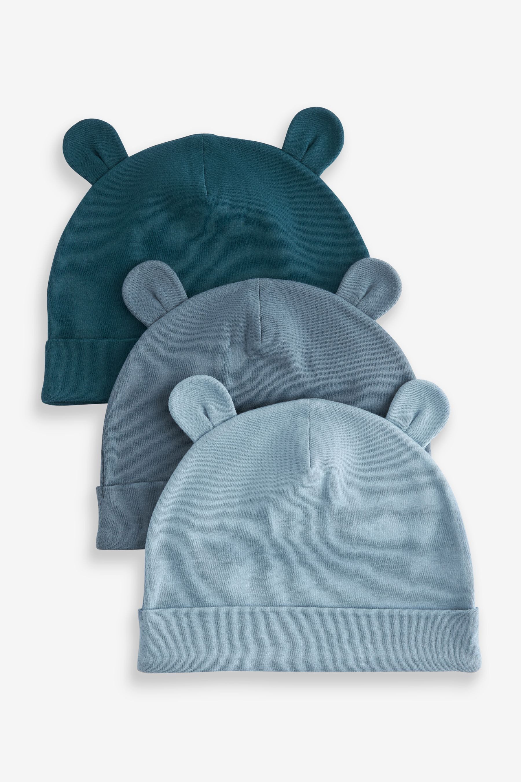 Next Erstlingsmütze Baby-Strickmützen, 3er-Pack (3-St)