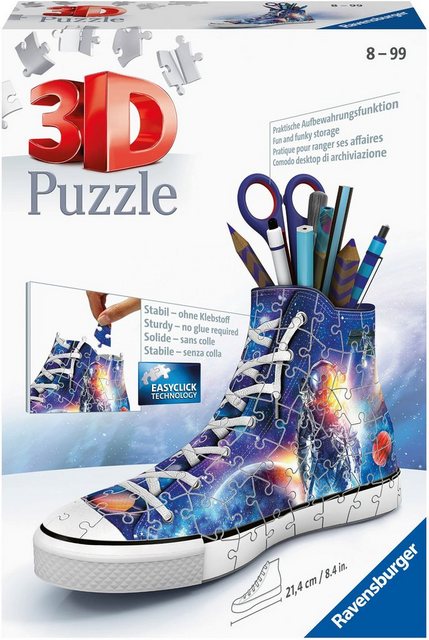 Image of 3D-Puzzle Sneaker - Astronauten im Weltall, 108 Teile