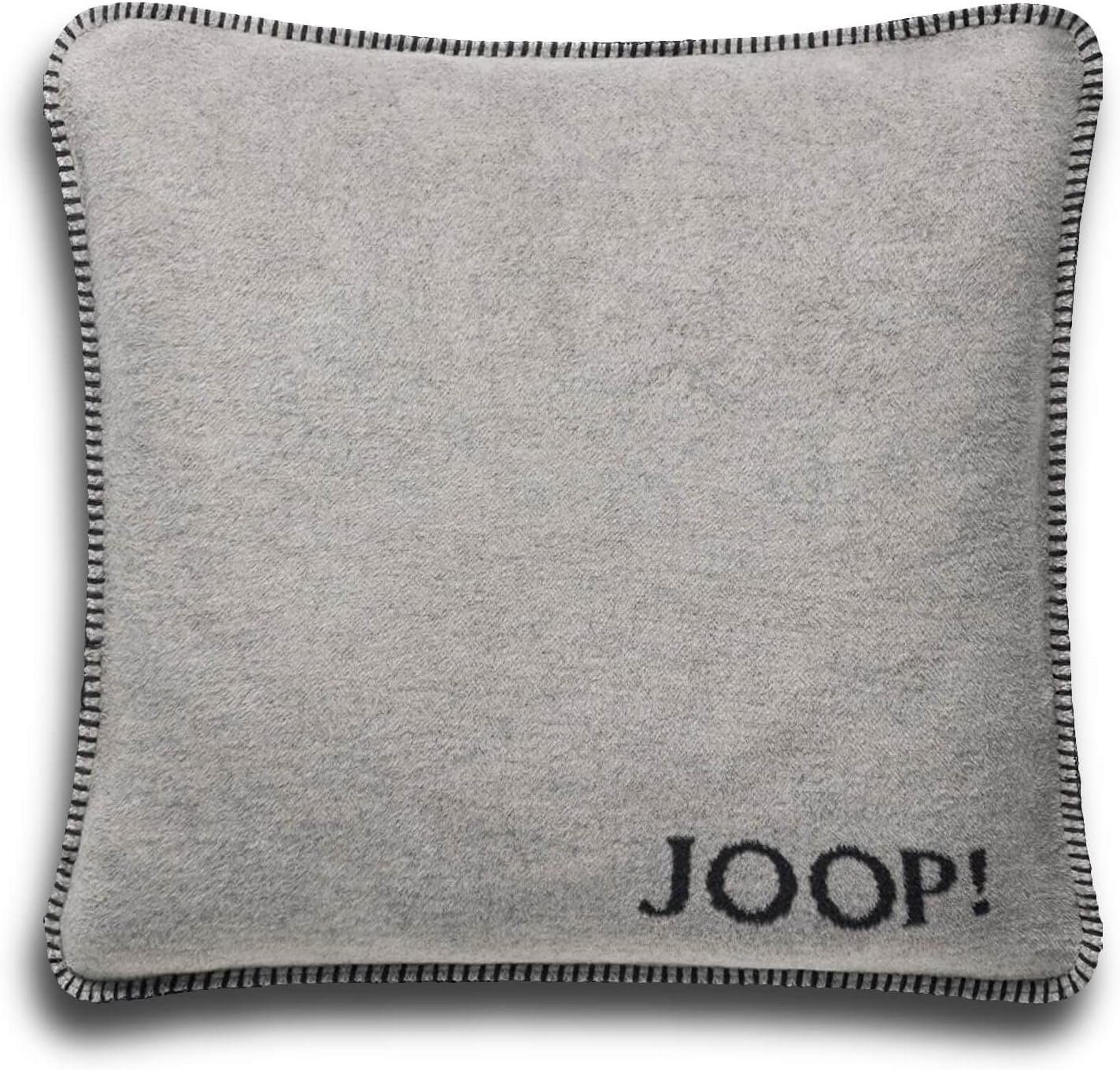 JOOP! Dekokissen JOOP! Uni-Doubleface Kissenhülle Ash-Anthrazit 50 x 50cm – Bild 2 von 3