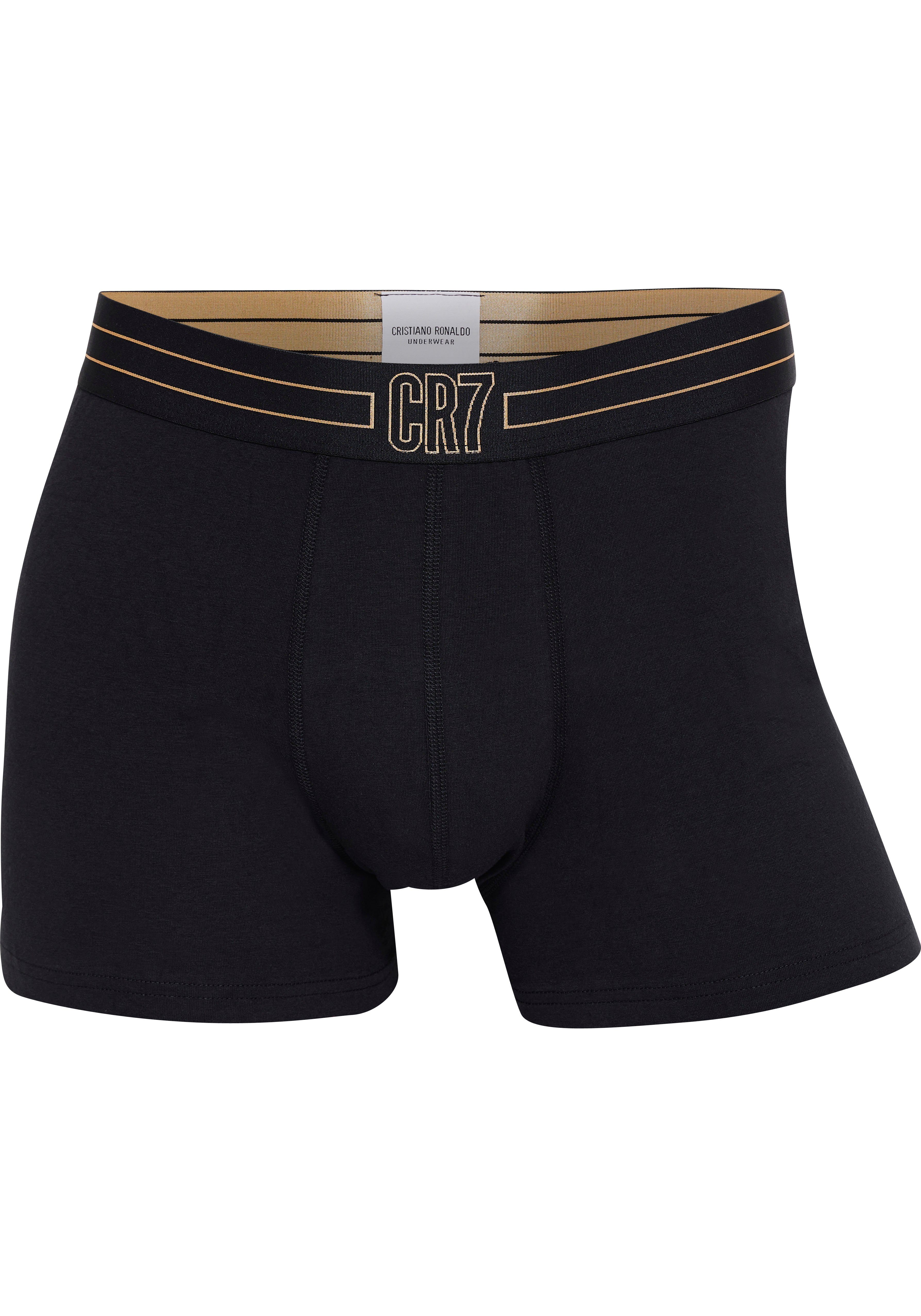 CR7 Trunk (5-St., 5er-Pack) Bündchen mit Black elastischem