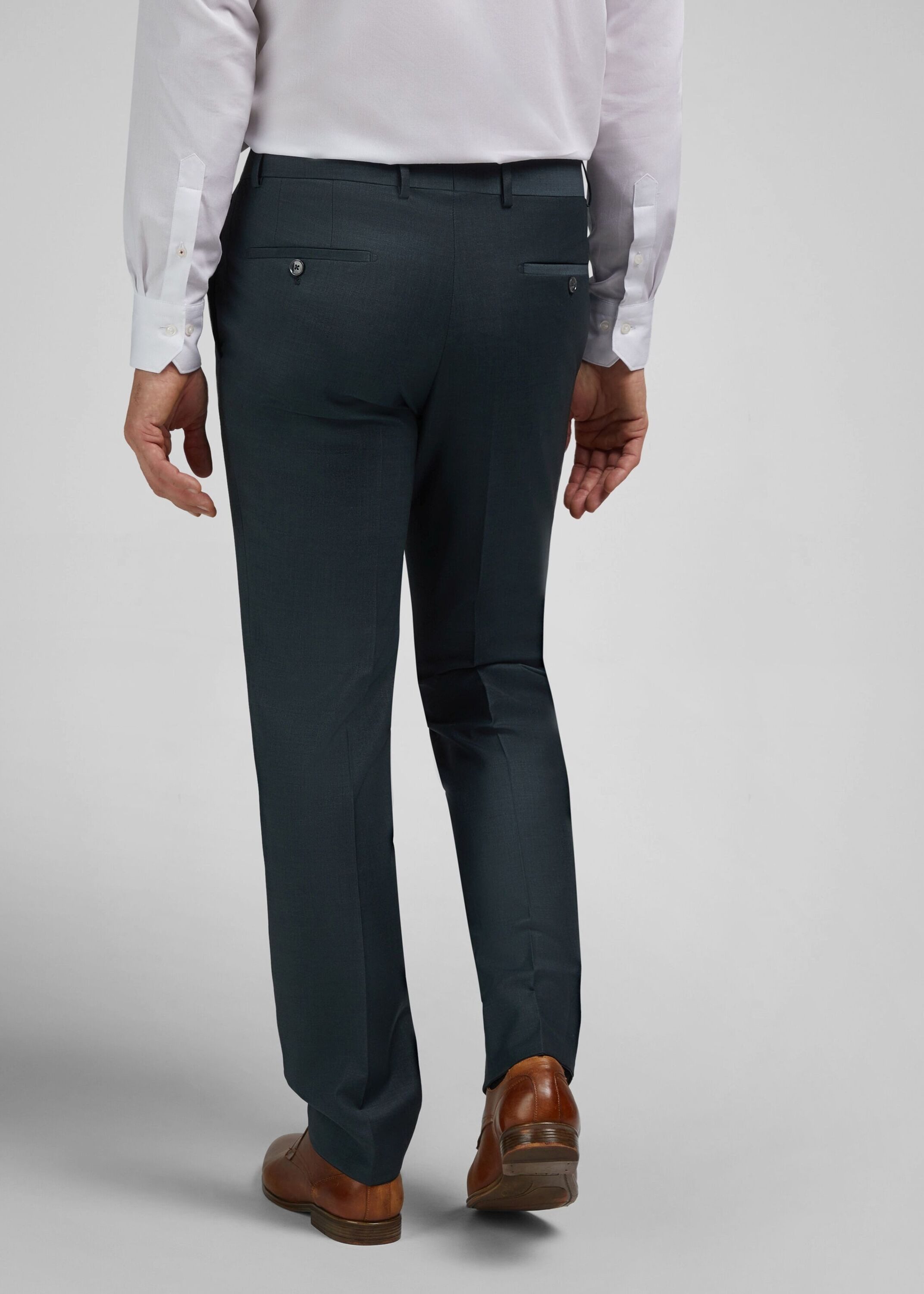 HECHTER PARIS Chinohose (1-tlg) 4-Wege-Stretch Schurwoll-Mix für hohe Bewegungsfreiheit