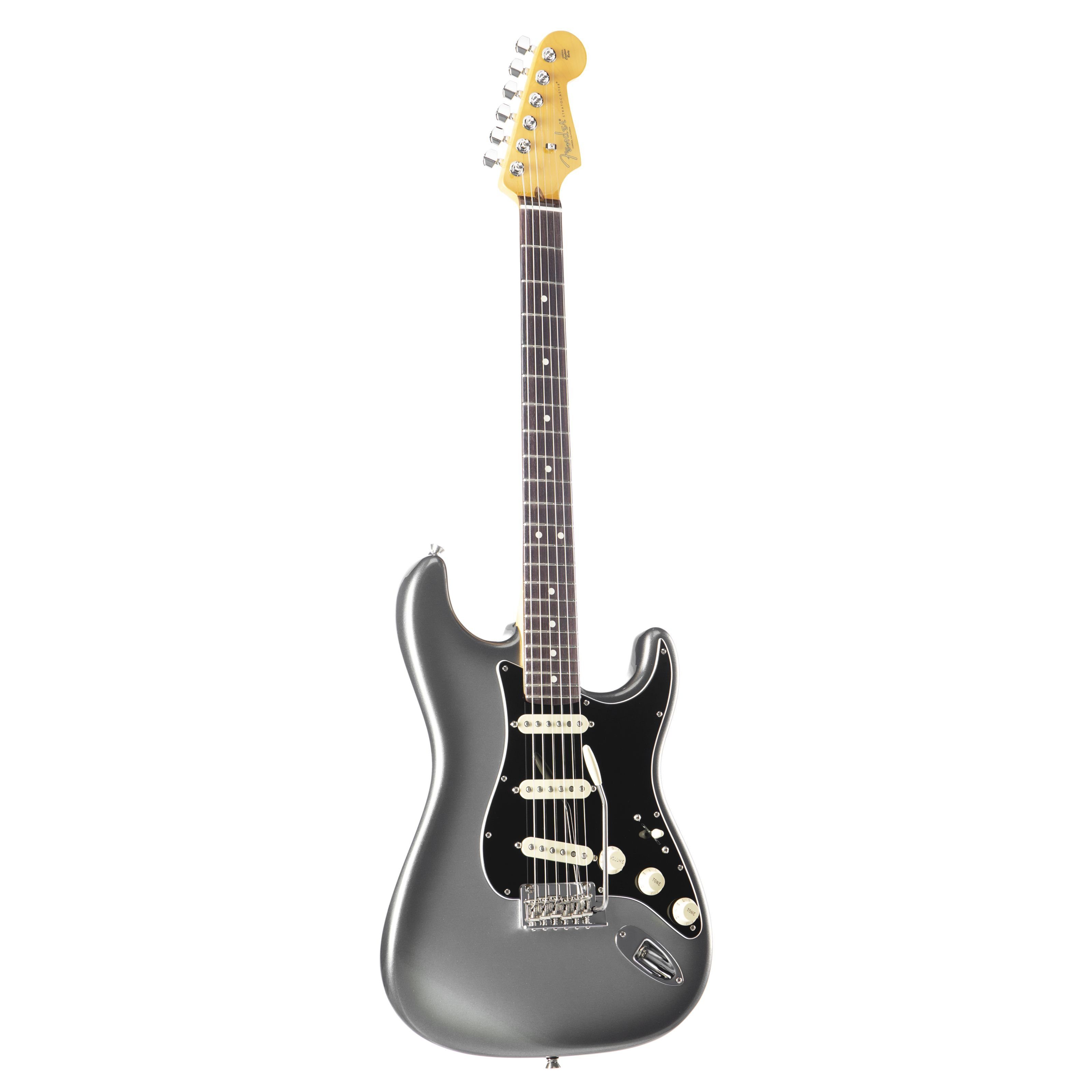 Fender Spielzeug-Musikinstrument, American Professional II Stratocaster RW Mercury - E-Gitarre
