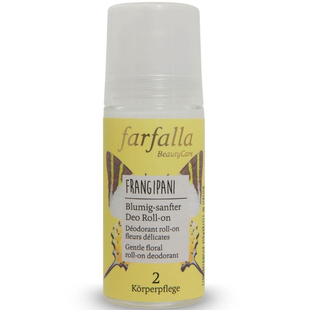 Farfalla Essentials AG Deo-Roller ml, 50 Roll-on ml Frangipani Blumig-sanfter Deo