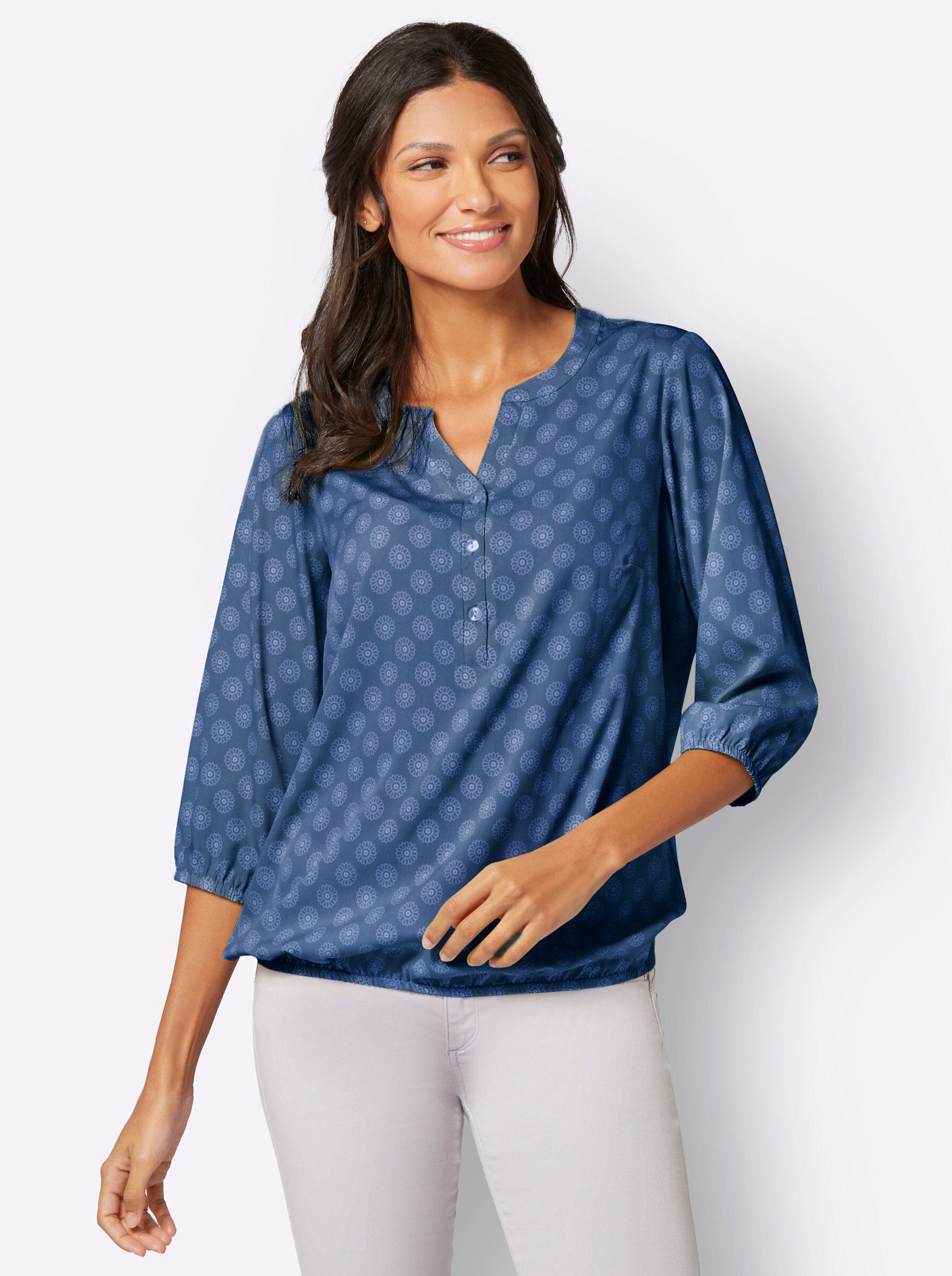 Klassische Bluse Schlupfbluse