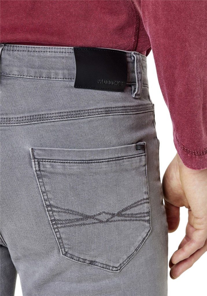 RANGER Paddock's mit PIPE Stretch grey Slim-fit-Jeans stone