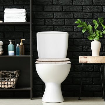 relaxdays WC-Sitz »Ovaler Toilettendeckel Absenkautomatik«