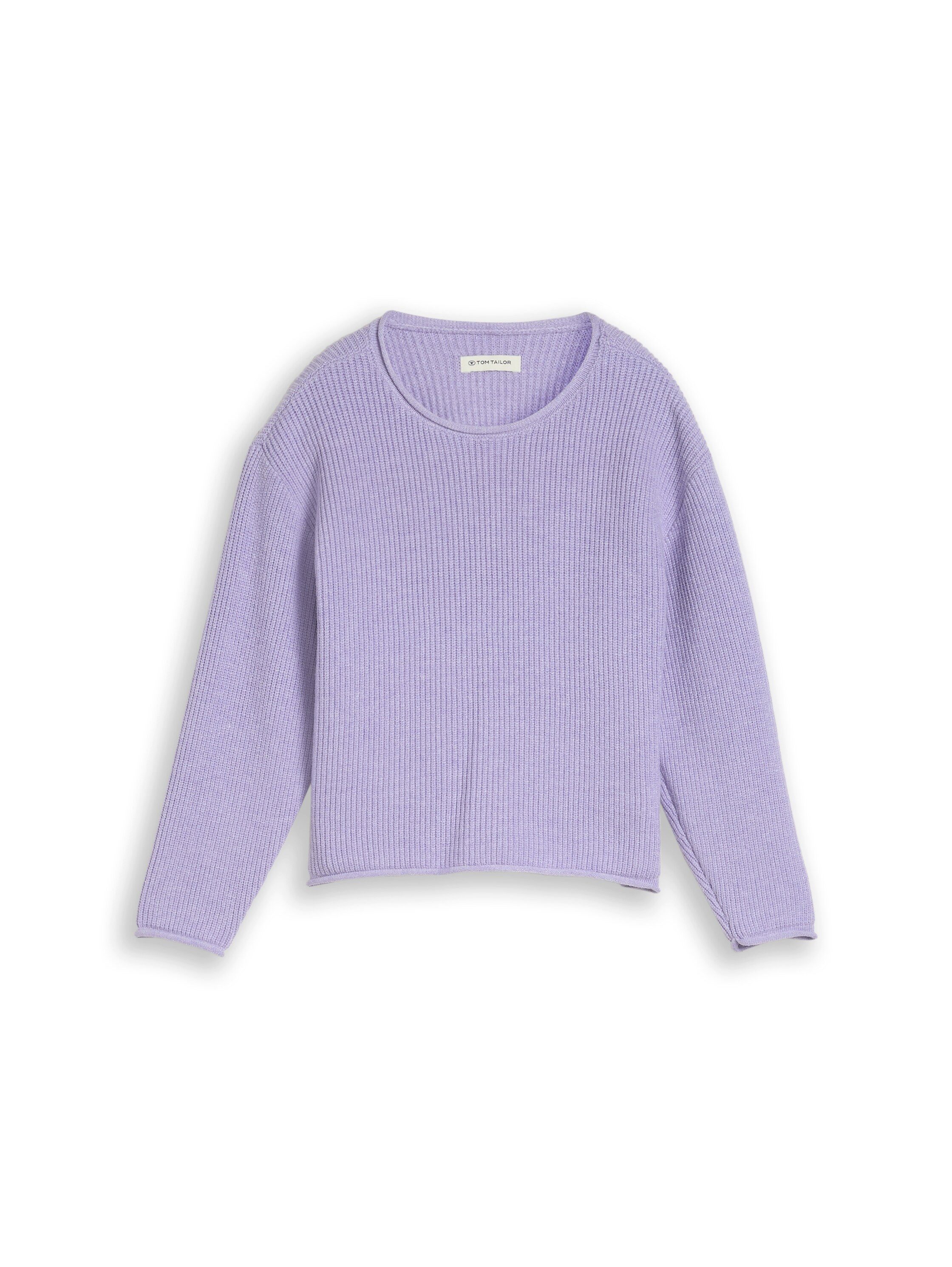 TOM TAILOR Jacquardpullover mit Streifen Muster