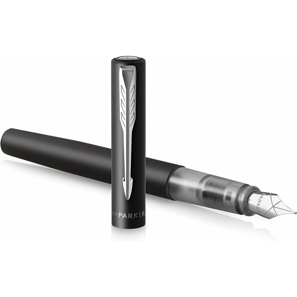 Parker Füllfederhalter Füller Vector XL Metallic black M-Feder Gehäuse teilw.transparent