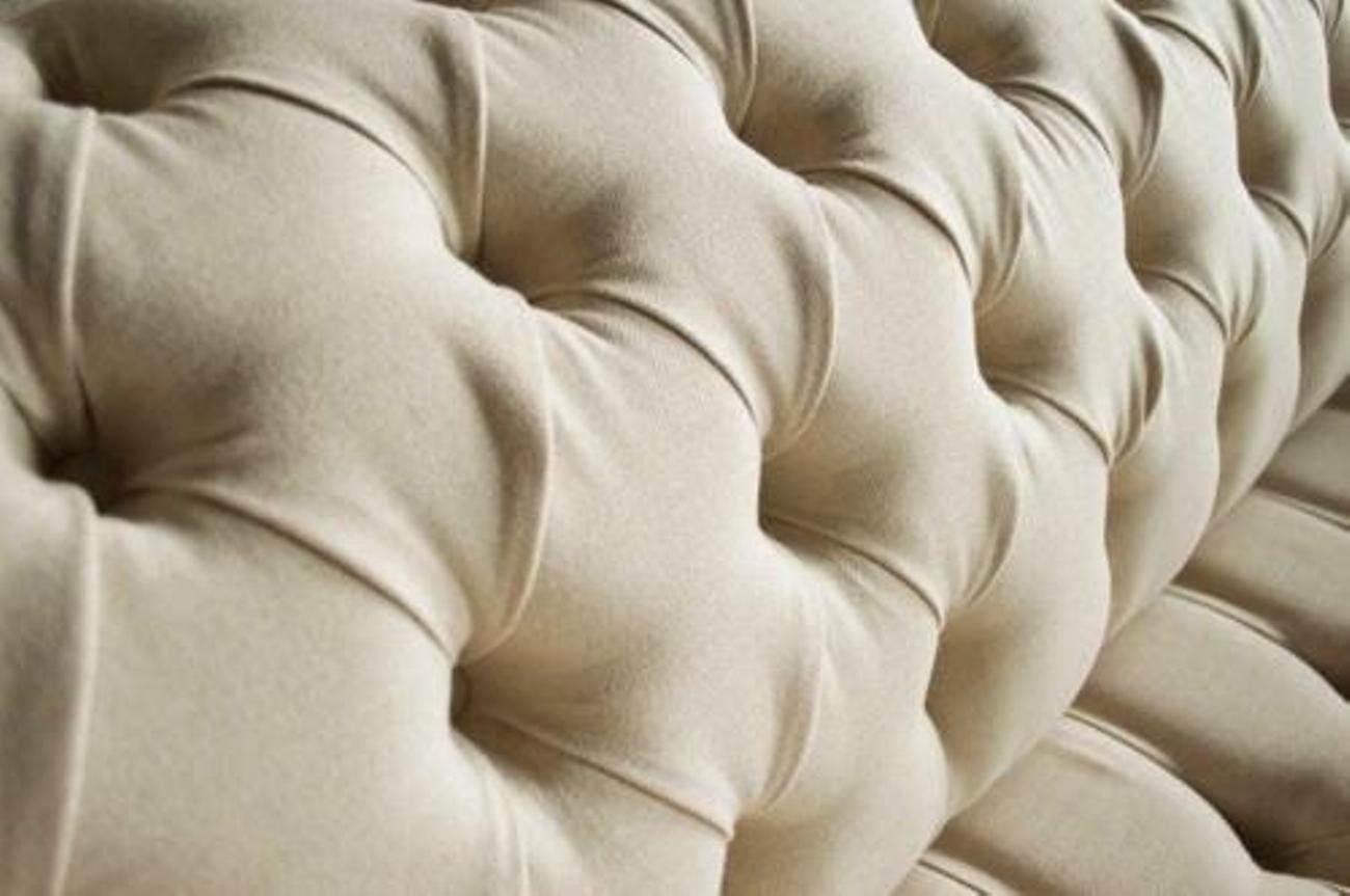 Couchen Europe XXL Sofa 3-Sitzer Designer Couch Made Sofas Polster JVmoebel Textil, in 3 Sitzer Weiße