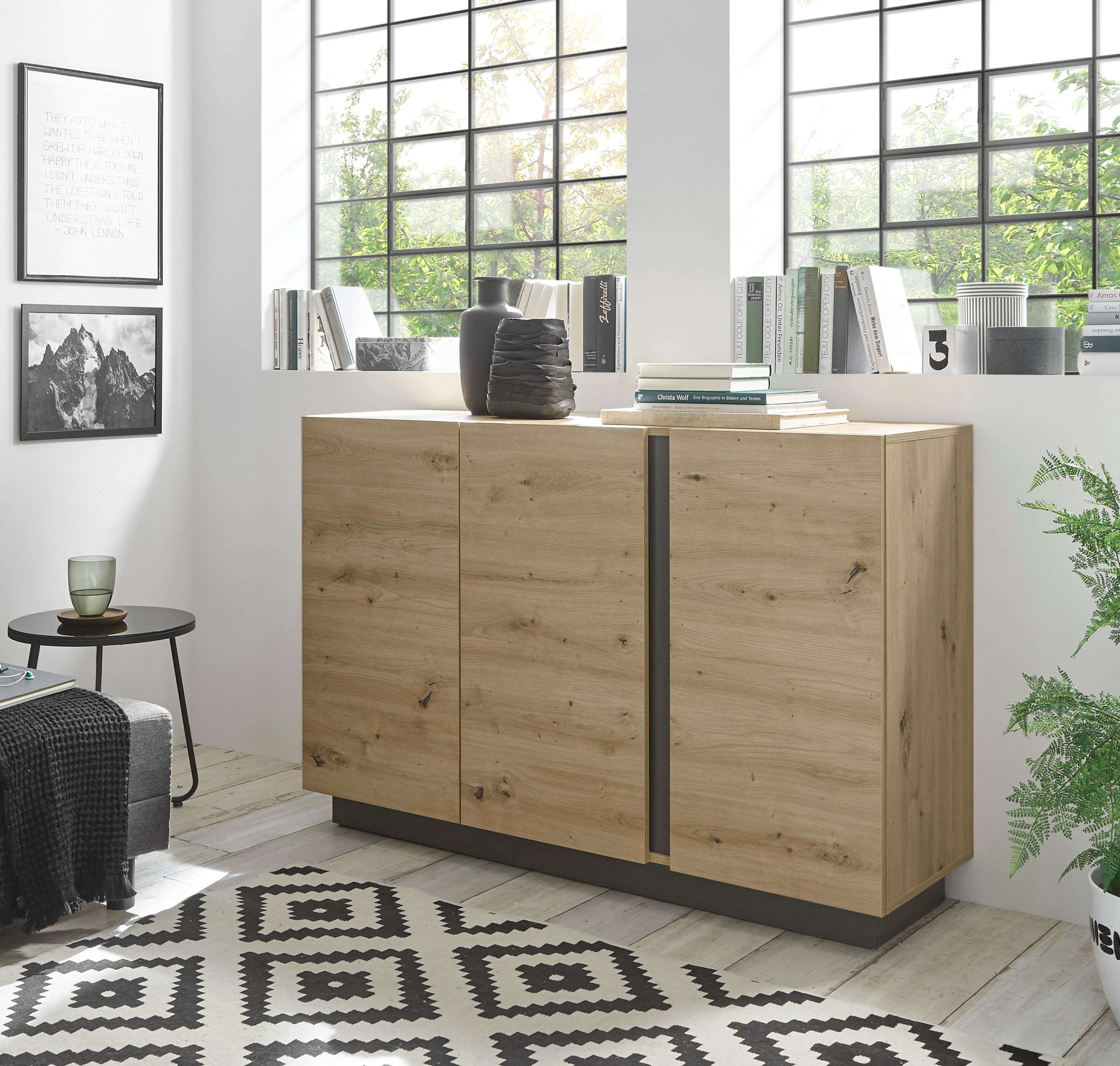 Home affaire Sideboard CLAiR Sideboard 52, Breite 138 cm