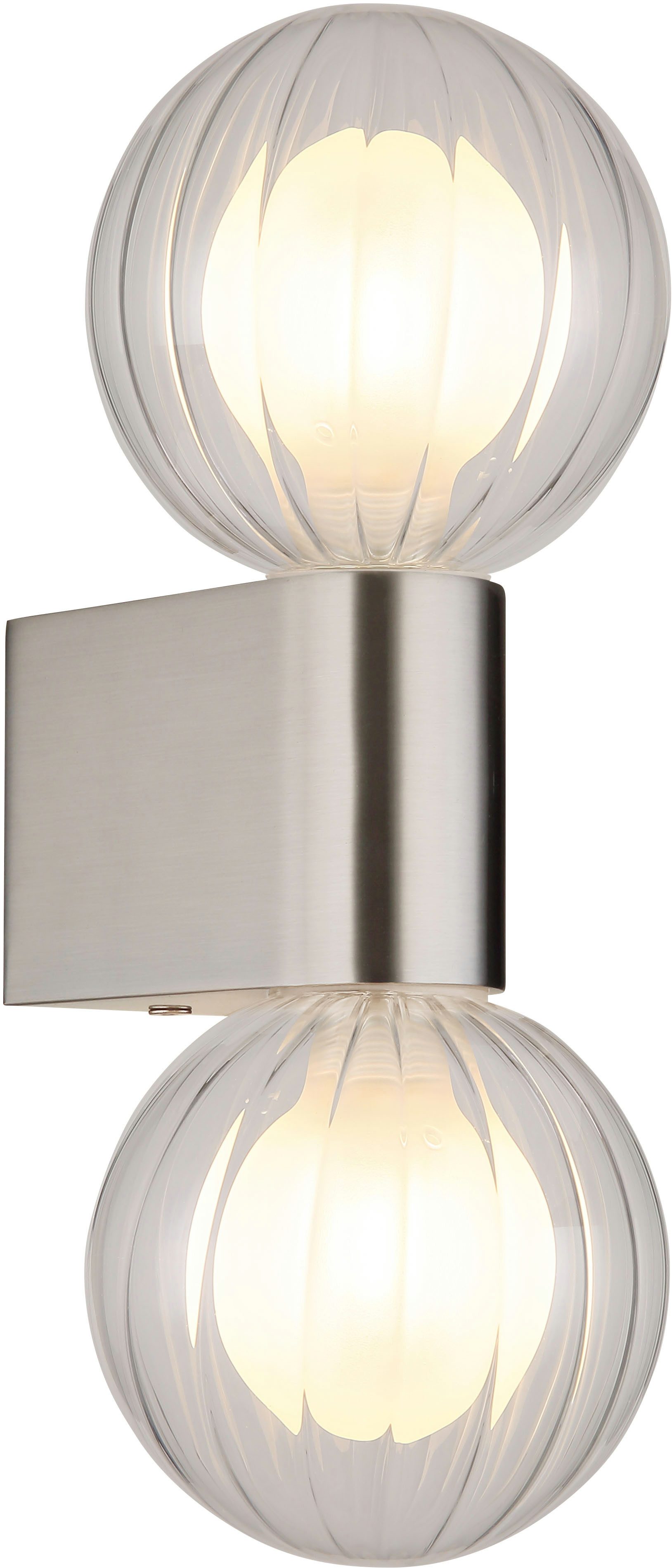 GLOBO LIGHTING Wandleuchte ANDER, ohne Leuchtmittel, Wandlampe/Spot/Wohnzimmer/Flur/3000K/IP44/Kugel