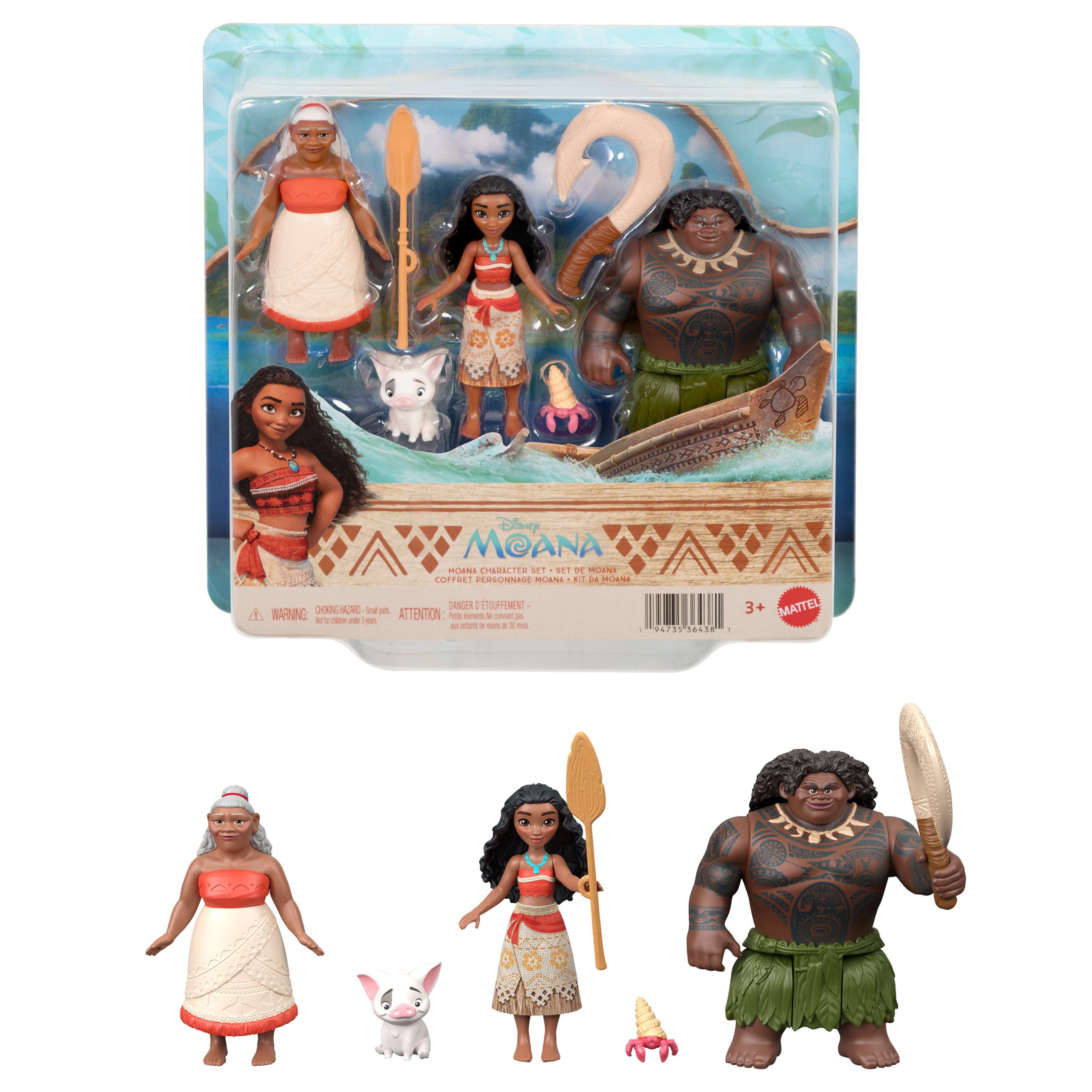 Mattel® Anziehpuppe Disney Vaiana Kleine Puppen, Character Pack