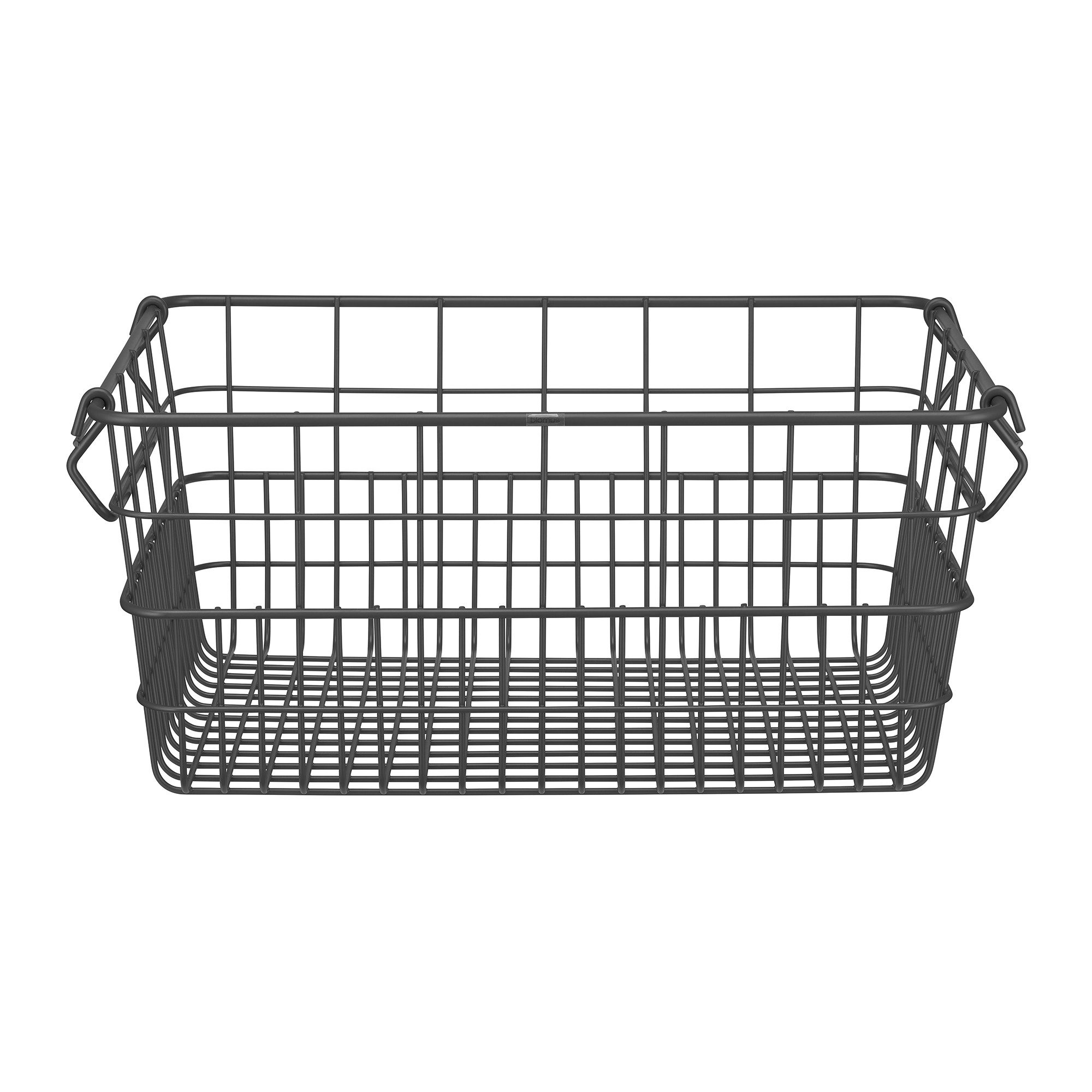 blomus Aufbewahrungskorb -KAGO- Aufbewahrungsbox, Gitterkorb, Organizer: moderner Drahtkorb (1 St), moderner Designfokus, Metall, Henkel zum Tragen, Stapelbar