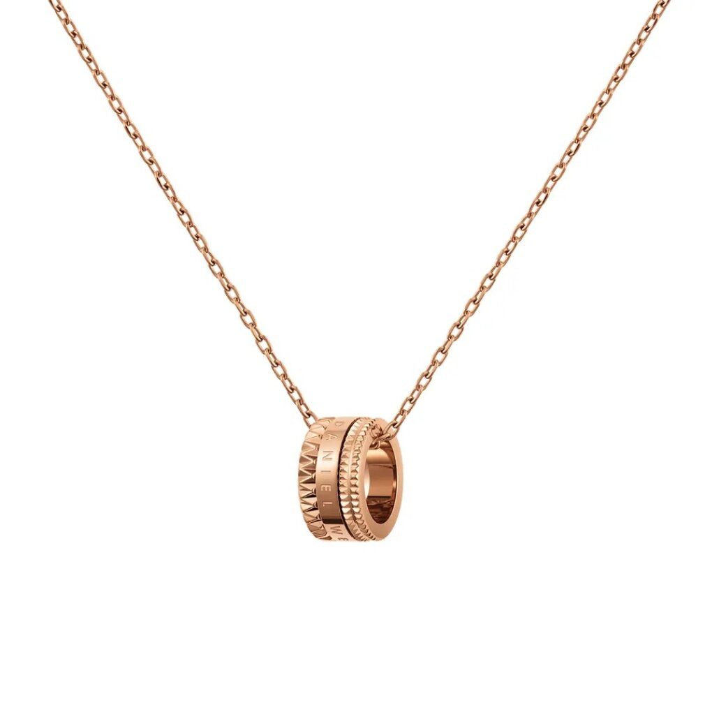 Daniel Wellington Kette mit Einhänger Stylový bronzový náhrdelník s kruhovým pøívìskem Elevation DW00400194