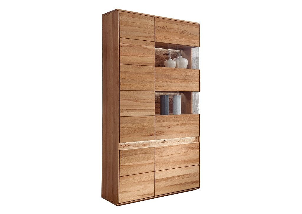 Main Möbel Vitrine Vitrine Schrank rechts 103x207cm Kernbuche Berlin