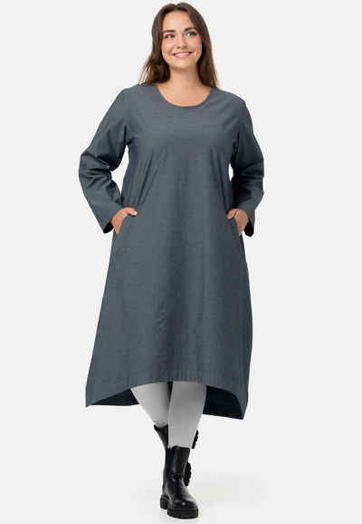 Kekoo A-Linien-Kleid Kleid in A-Linie aus Baumwoll Elasthan Mischgewebe 'Inara'