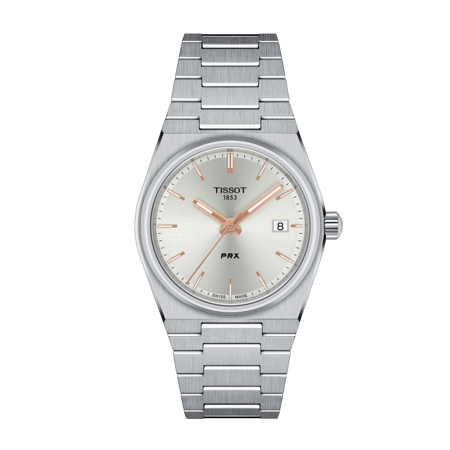 Tissot Quarzuhr Tissot Damen Uhr Prx T1372101103100 Silber/champagner