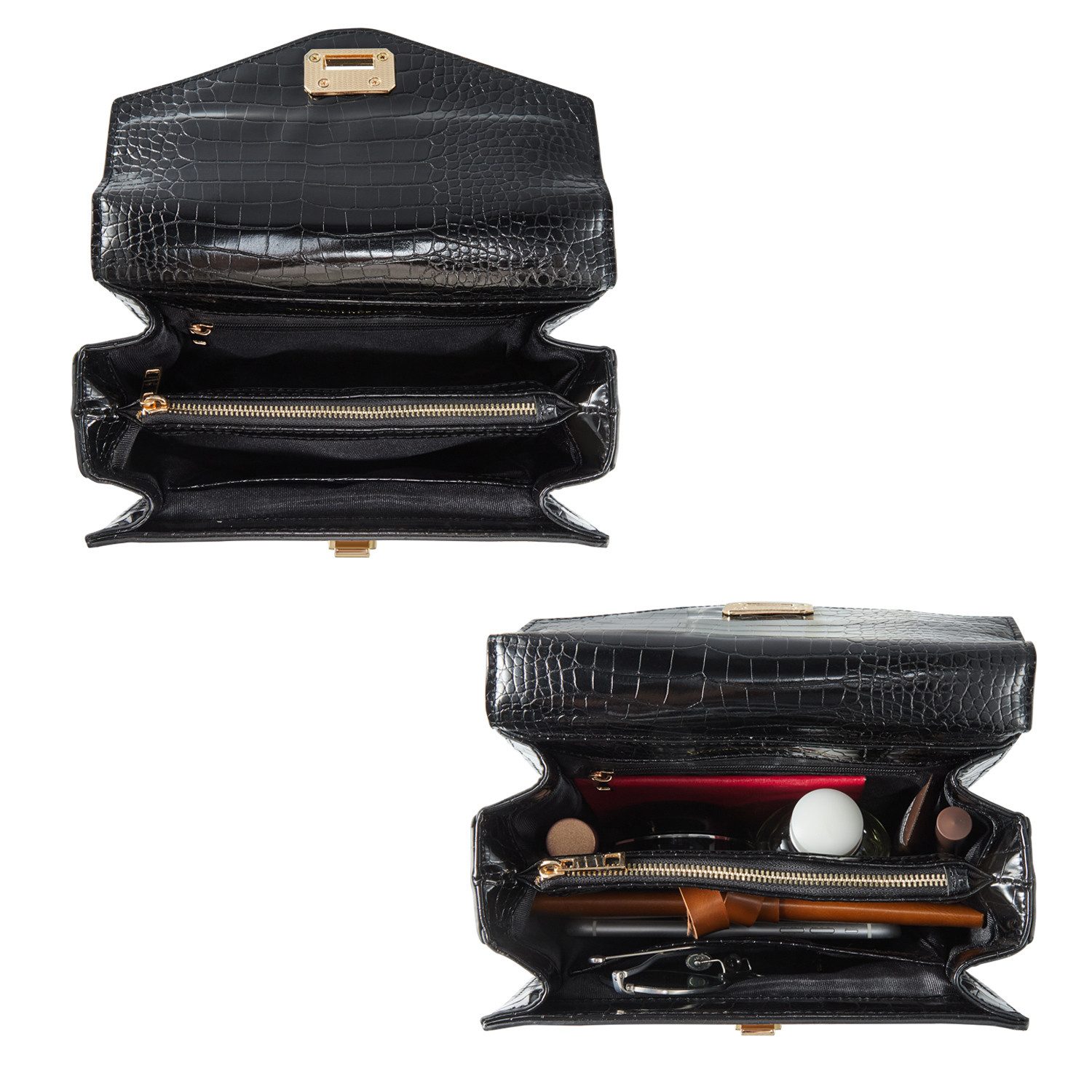 Victoria Hyde Handtasche Shopper Handtasche Damen Tasche Damen Schultertasche Henkeltasche (Kein Set, Kein Set), klassisch