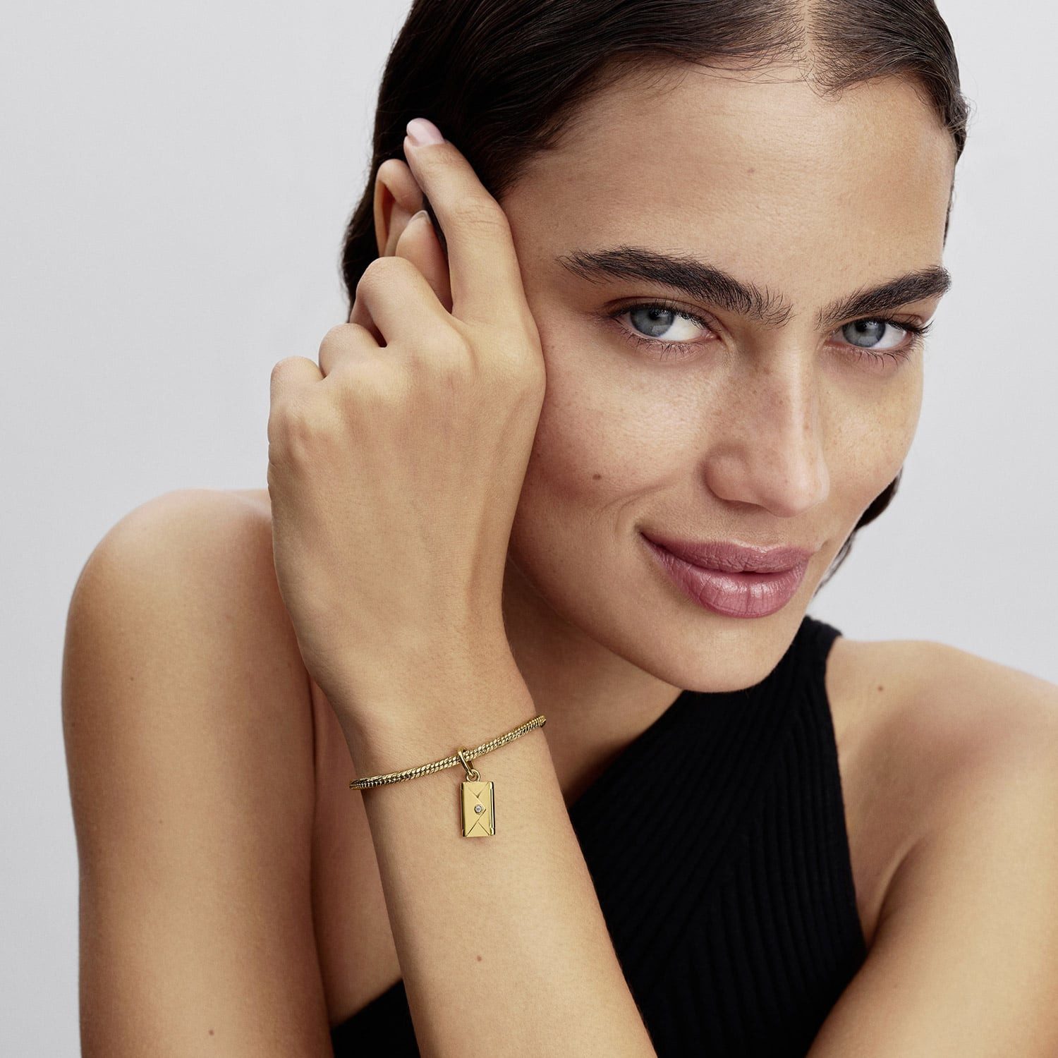 Pandora Kettenanhänger Charm-Briefumschlag Goldfarben günstig online kaufen