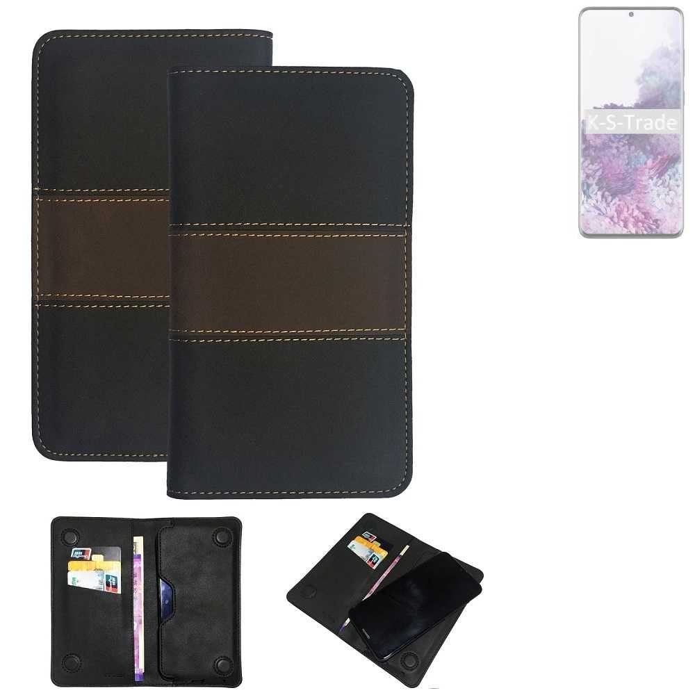 K-S-Trade Handyhülle für Samsung Galaxy S20 Ultra, Hülle Handyhülle Schutzhülle Walletcase Bookstyle Tasche Schutz