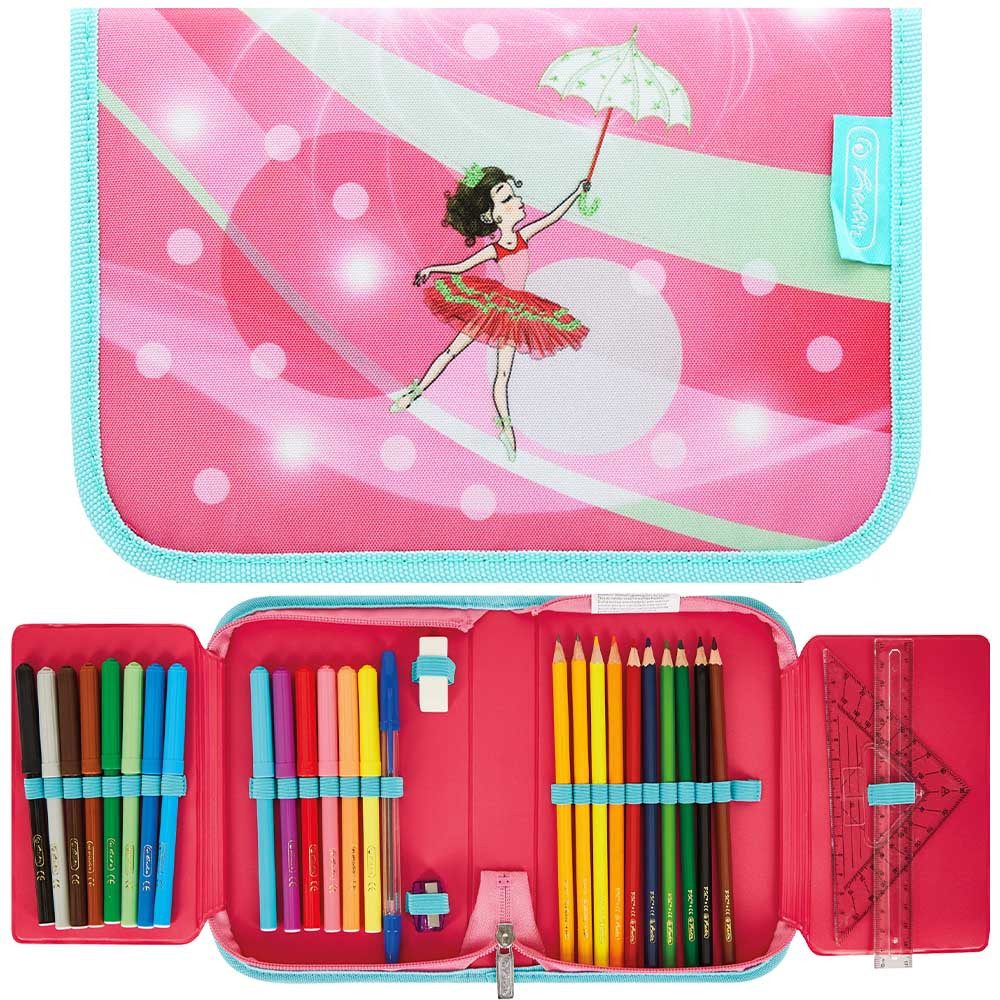 Herlitz Federmäppchen 31-teilig 2025 Mädchen Ballett Love