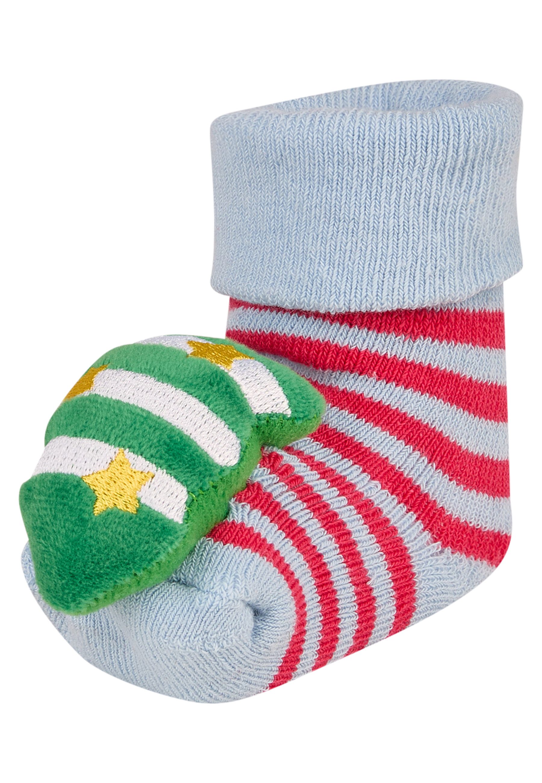 Sterntaler® Rasselsocke Baby Rasselsocken Tannenbaum