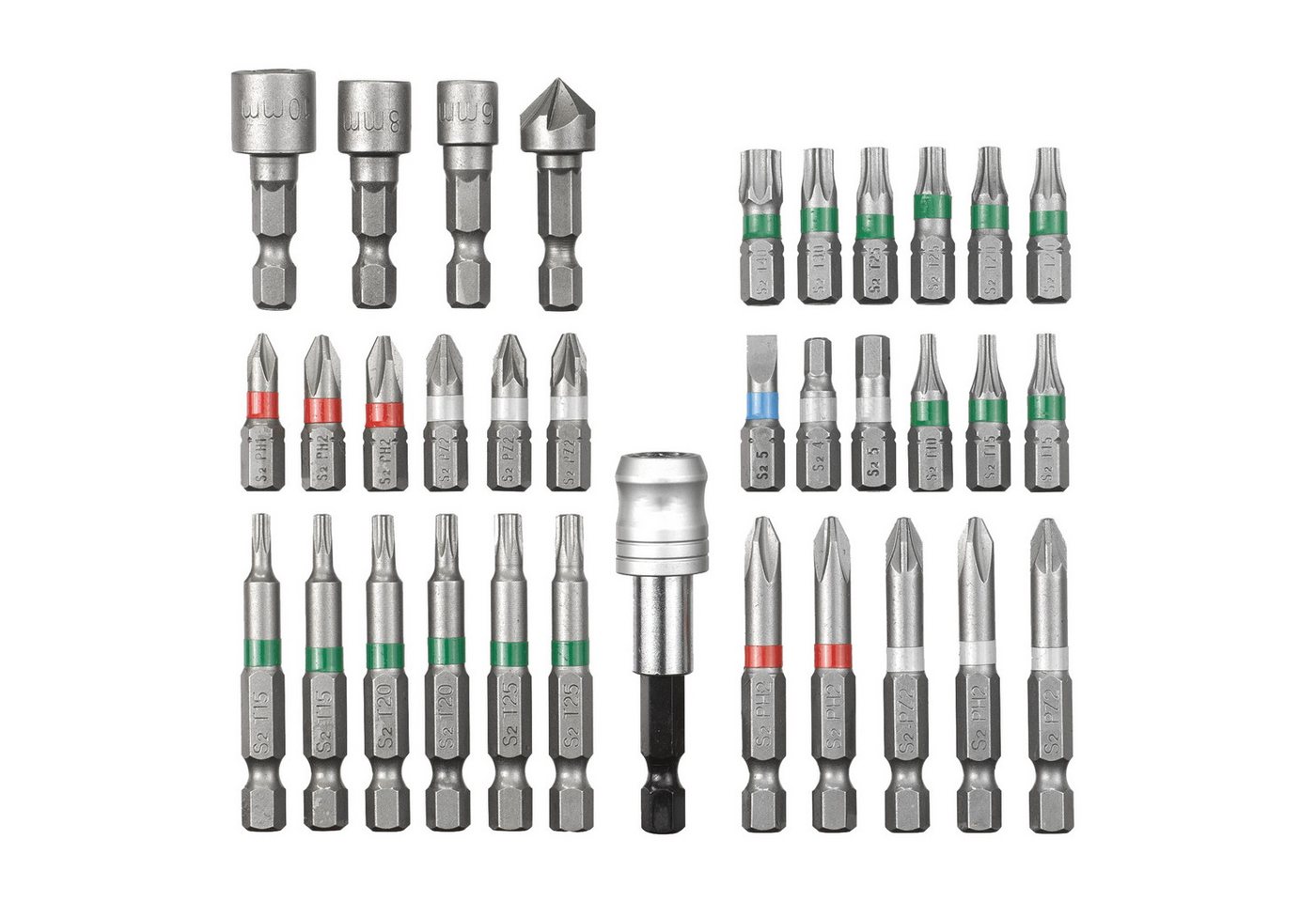 Thumbnail - Einhell Bit-Set EINHELL Bitsatz, 49108801, S-Box, 34-teilig