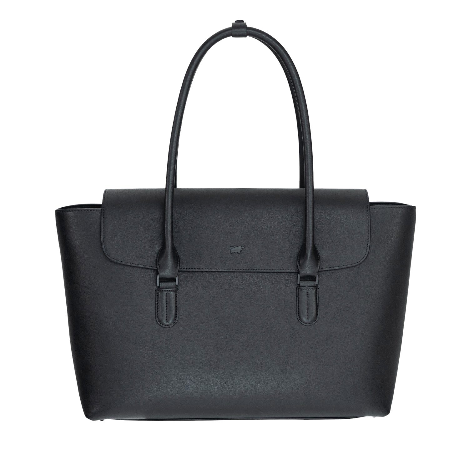 Braun Büffel Handtasche KAROLINE SIGNATURE Tote Large schwarz