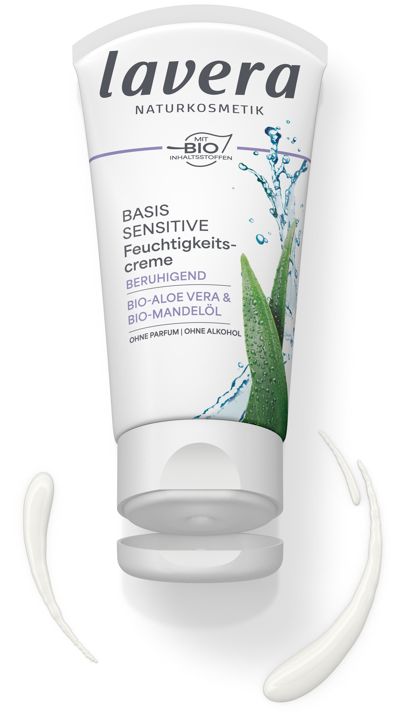 lavera Gesichtspflege basis sensitive Beruhigende Feuchtigkeitscreme, 1-tlg.