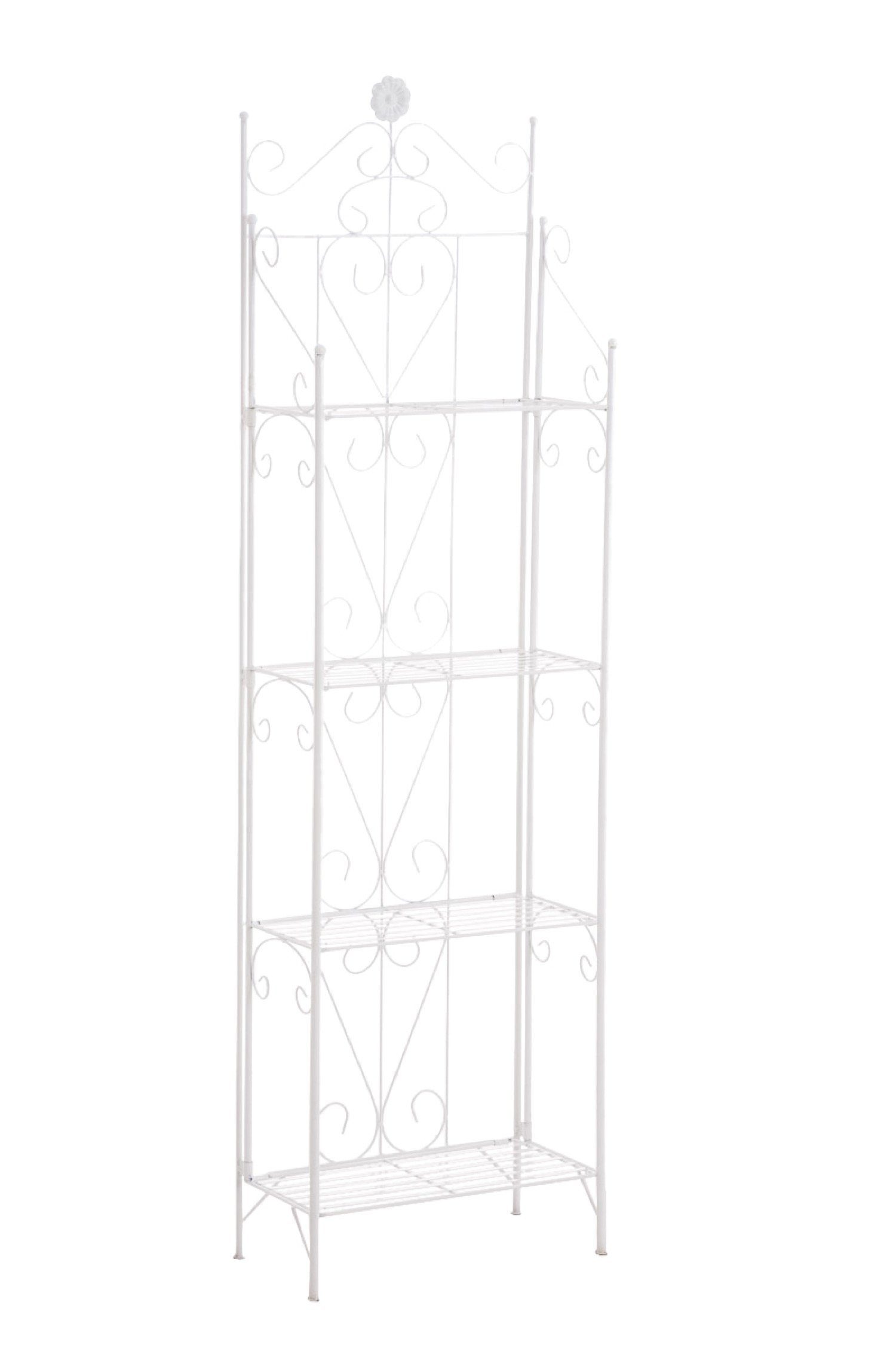 TPFGarden Standregal Ema - Blumenständer - 4-stöckiges Pflanzenregal, Blumenregal - Pflanzengestell, Pflanzenständer mit den Maßen (HxB xT): 157 x 45 x 24 cm