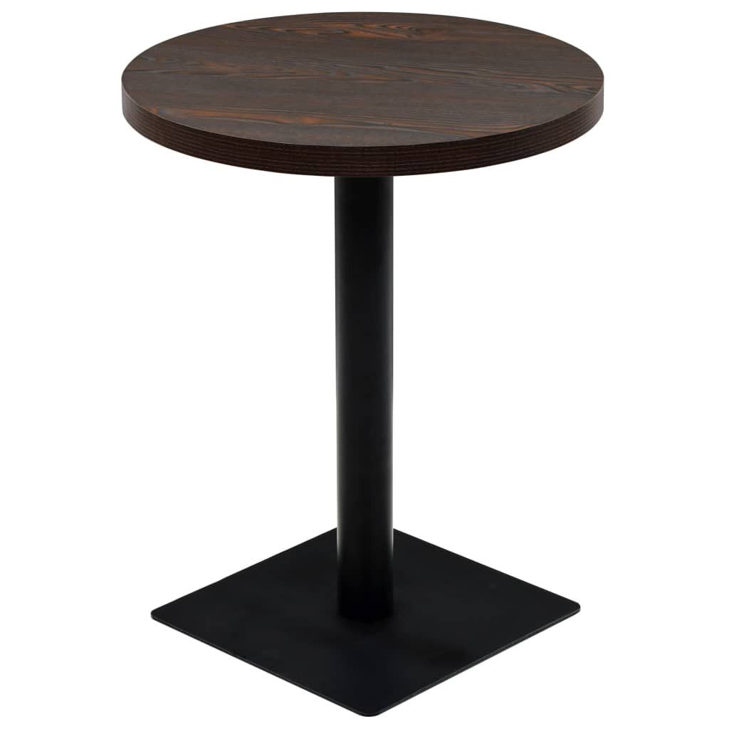 vidaXL Esstisch Bistrotisch MDF und Stahl günstig online kaufen