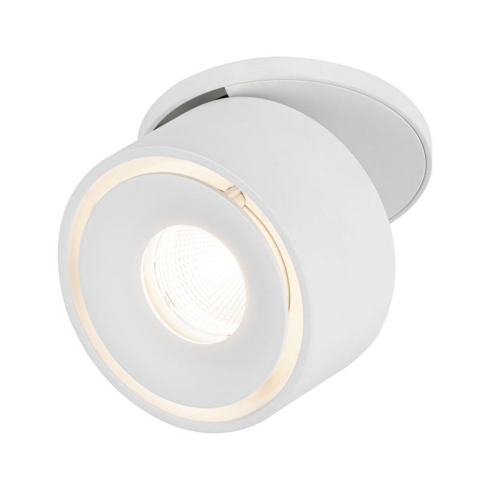 Paulmann LED Deckenstrahler LED Einbauspot Spircle in Weiß-matt 8W 530lm, keine Angabe, Leuchtmittel enthalten: Ja, fest verbaut, LED, warmweiss, Deckenstrahler, Deckenspot, Aufbaustrahler