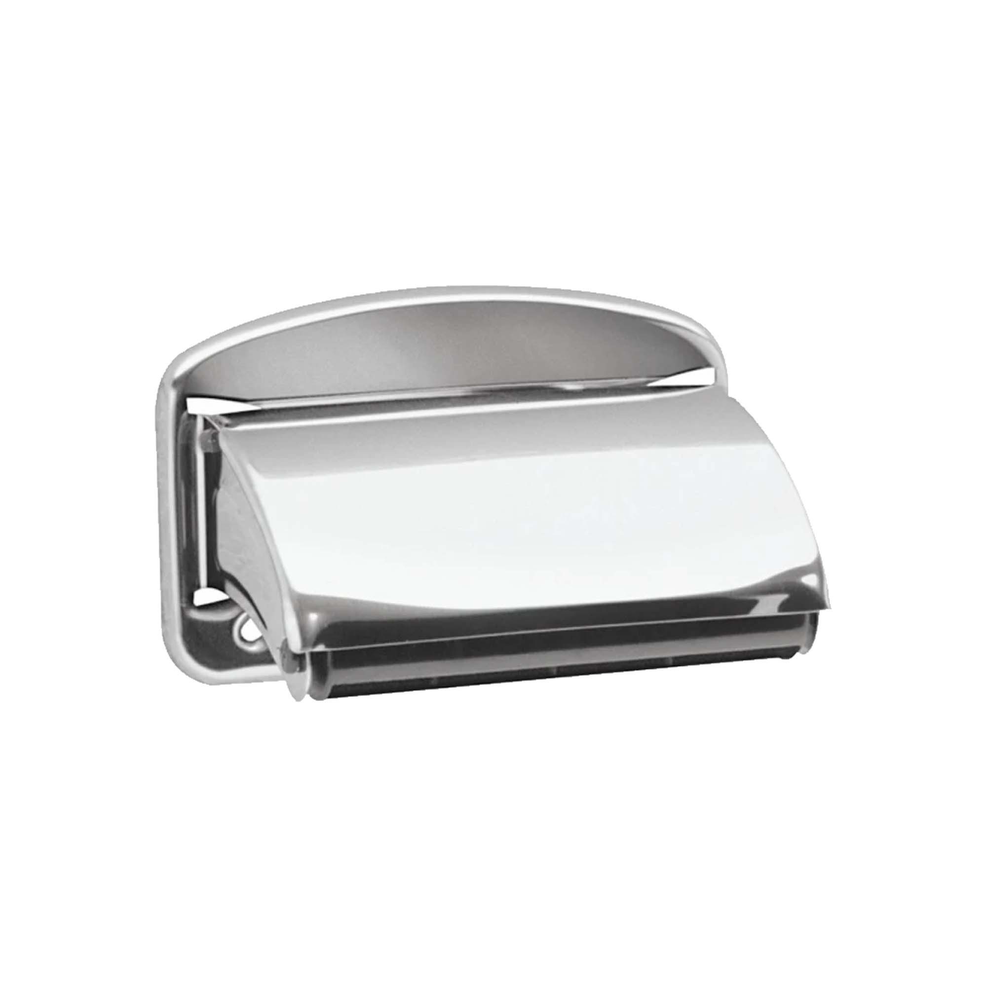 tecuro Toilettenpapierhalter Papierrollenhalter Edelstahl poliert mit Decke günstig online kaufen