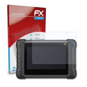 atFoliX Schutzfolie Displayschutz für Autel MaxiDAS DS808TS, (2 Folien), Ultraklar und hartbeschichtet