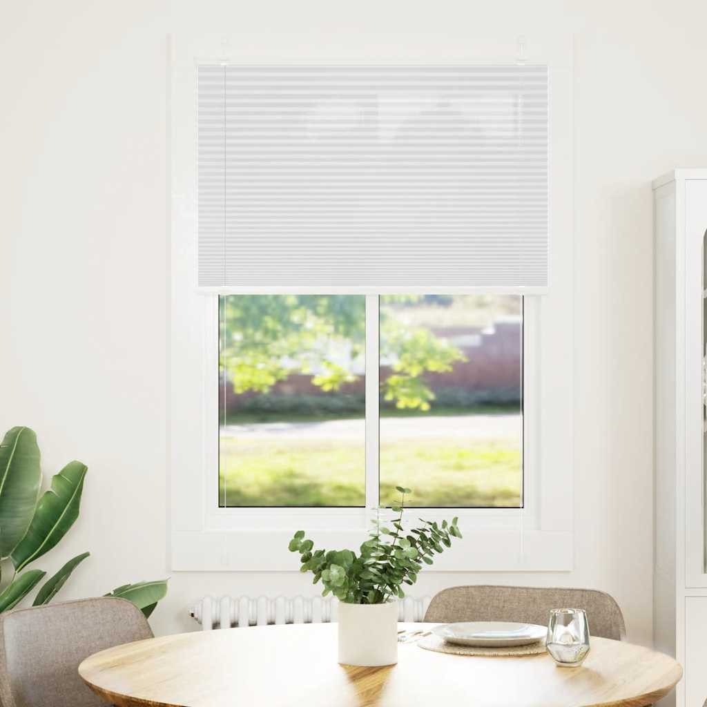 vidaXL Plissee, Plissee Weiß 100x100 cm günstig online kaufen