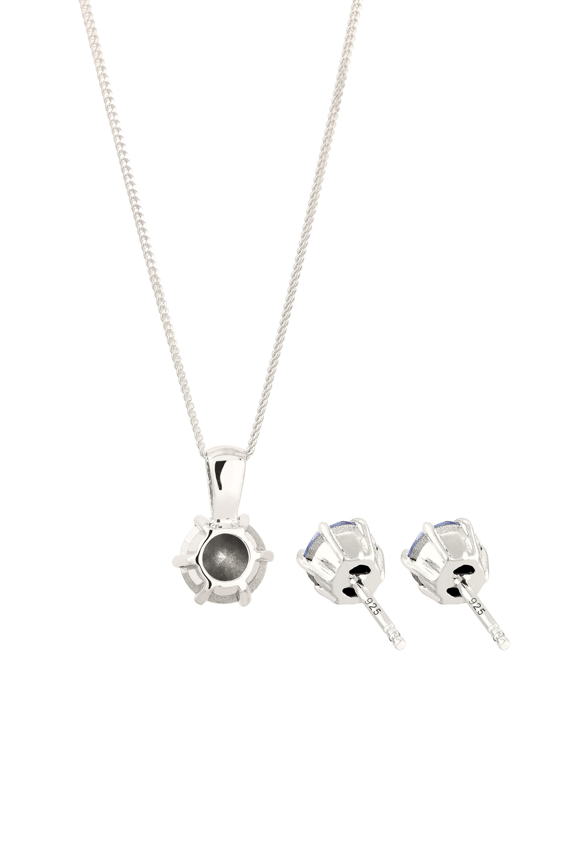 Elli Schmuckset 925 Sterling Silber, mit Kristallen von Swarovski®