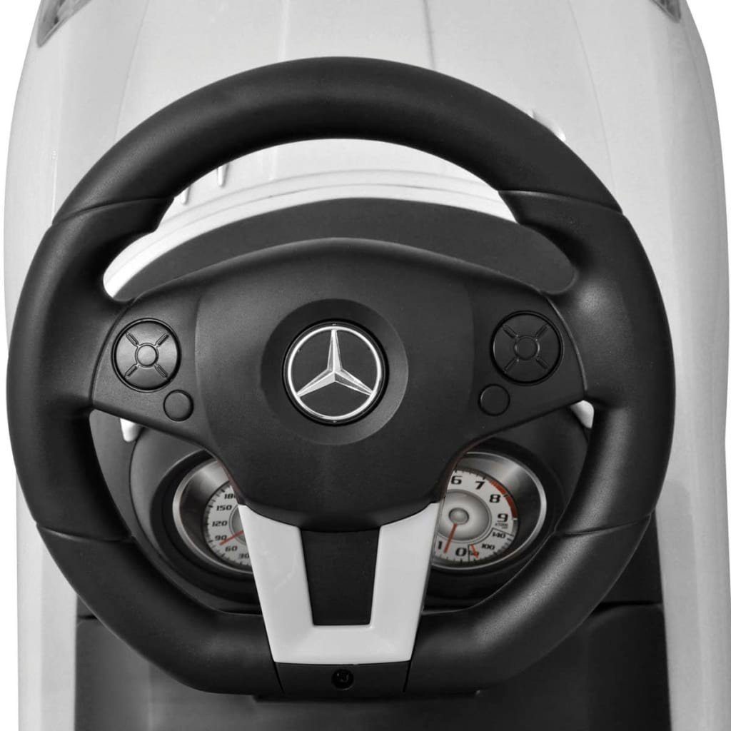 Kinderfahrzeug Rutscherauto Fußantrieb Kinderauto Mercedes Weiß Benz DOTMALL