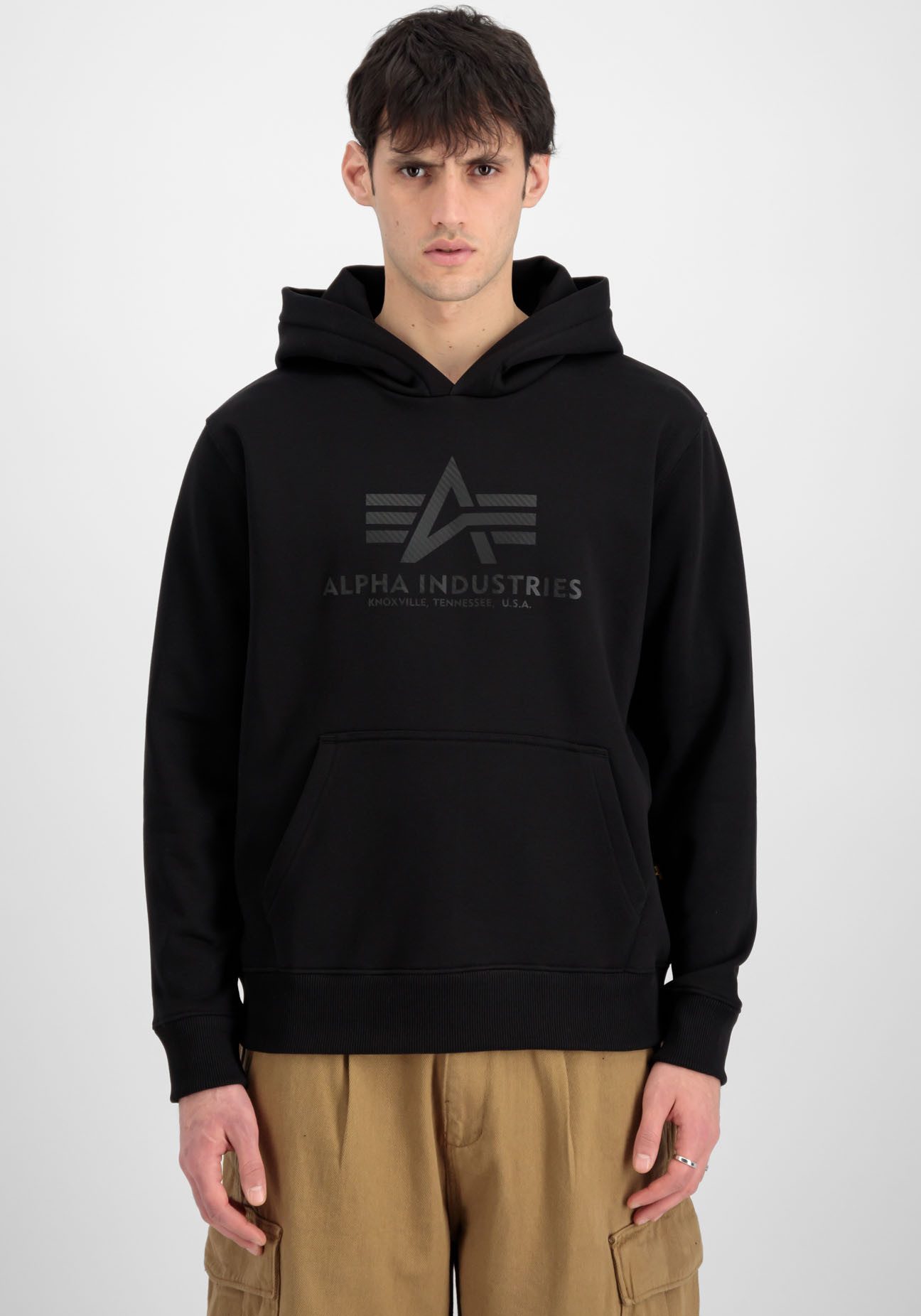 Alpha Industries Kapuzensweatshirt Basic Hoody Carbon günstig online kaufen