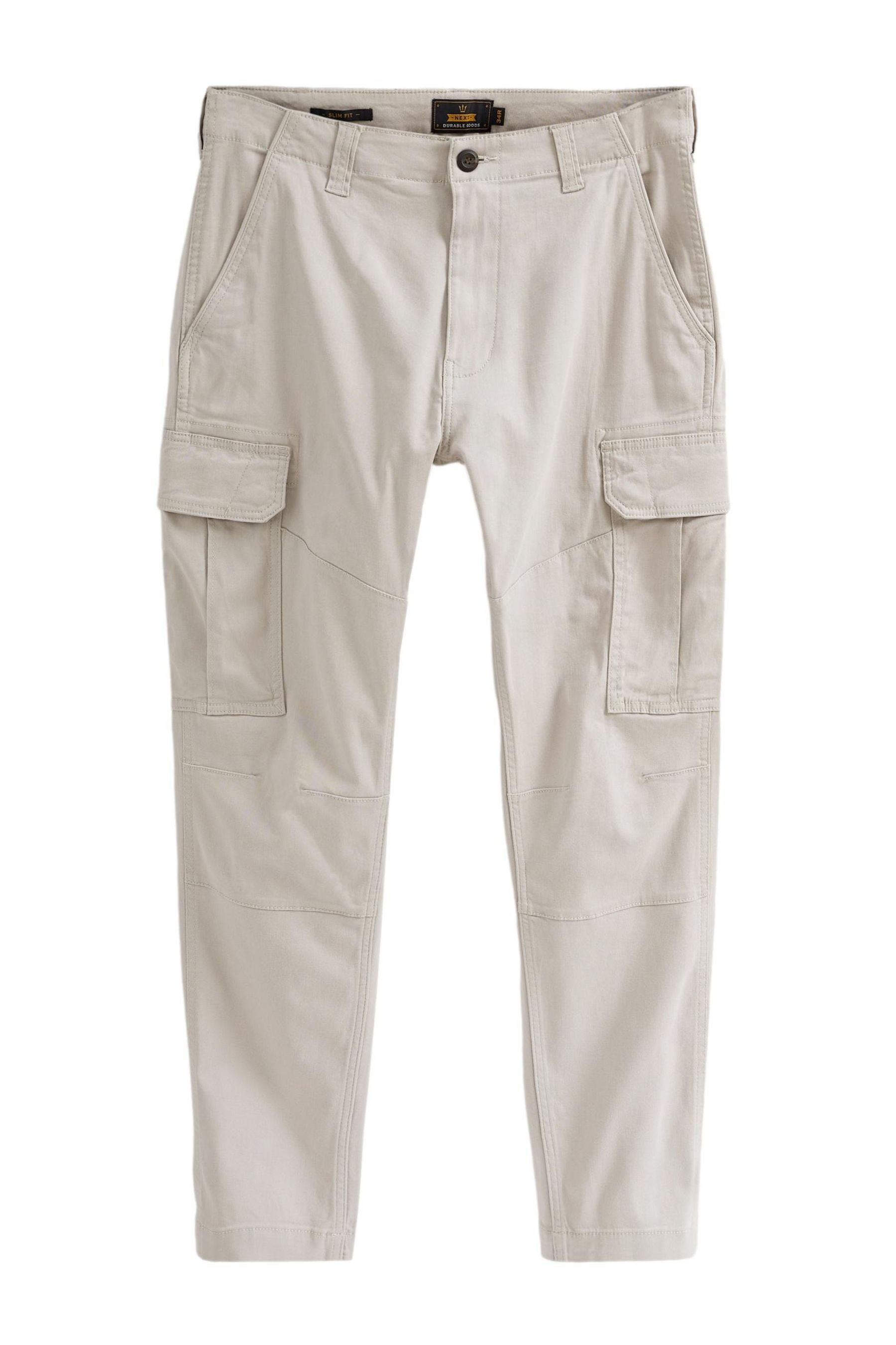 Next Cargohose Cargo-Hose aus Baumwollstretch -Slim (1-tlg)