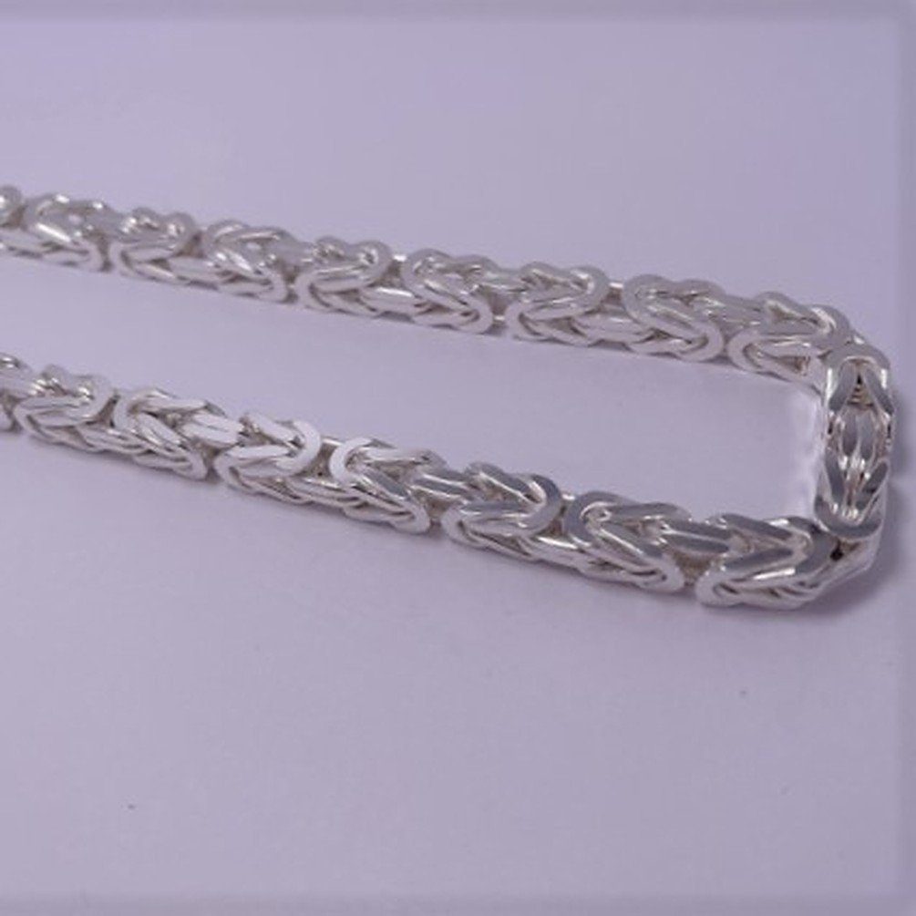 Silber Trauringe123 massiv 7 Halskette Königs Königskette Sterling 925 Herren mm Kette ohne Kette Anhänger