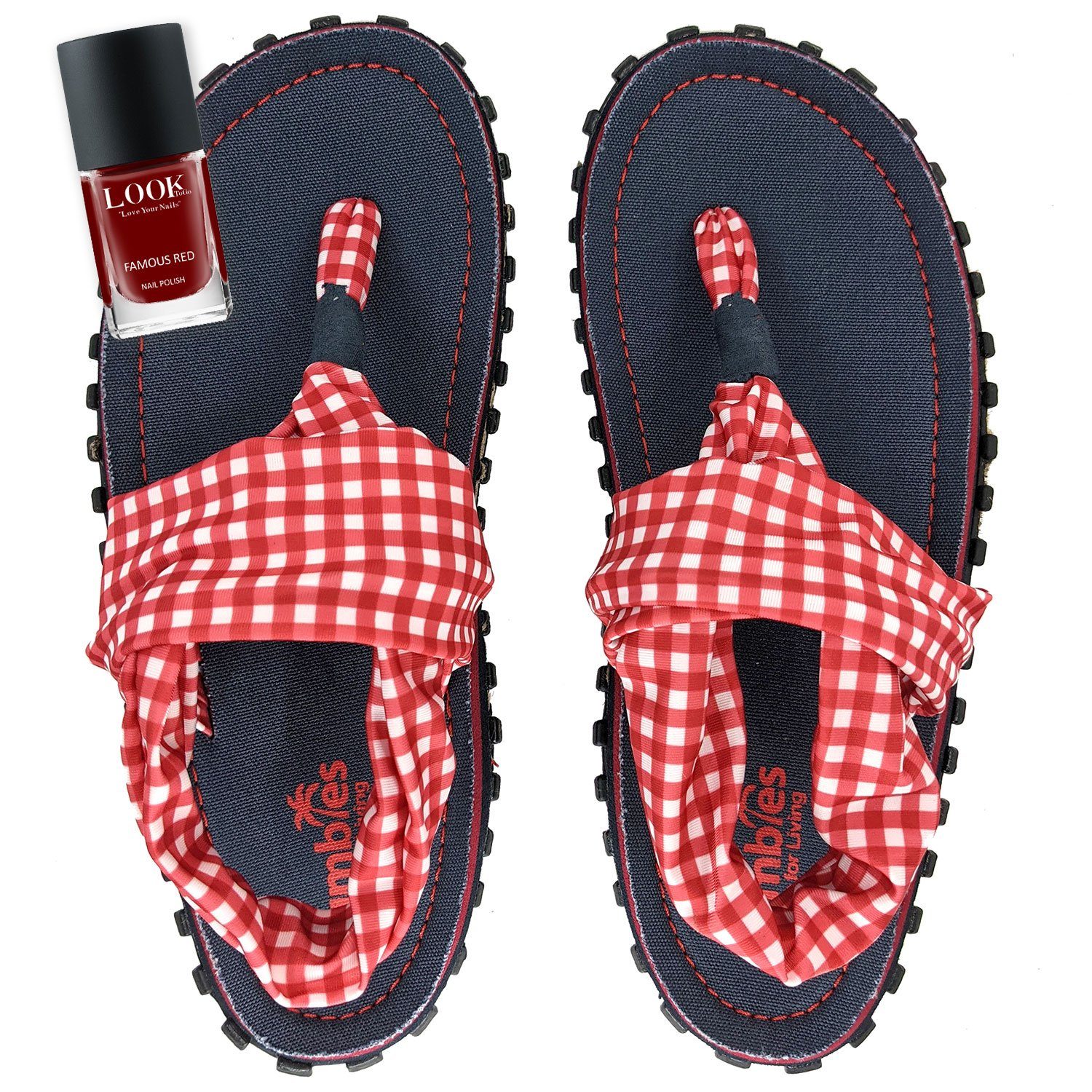 Gumbies Slingback T-Strap-Zehentrenner Hergestellt aus recycelten günstig online kaufen