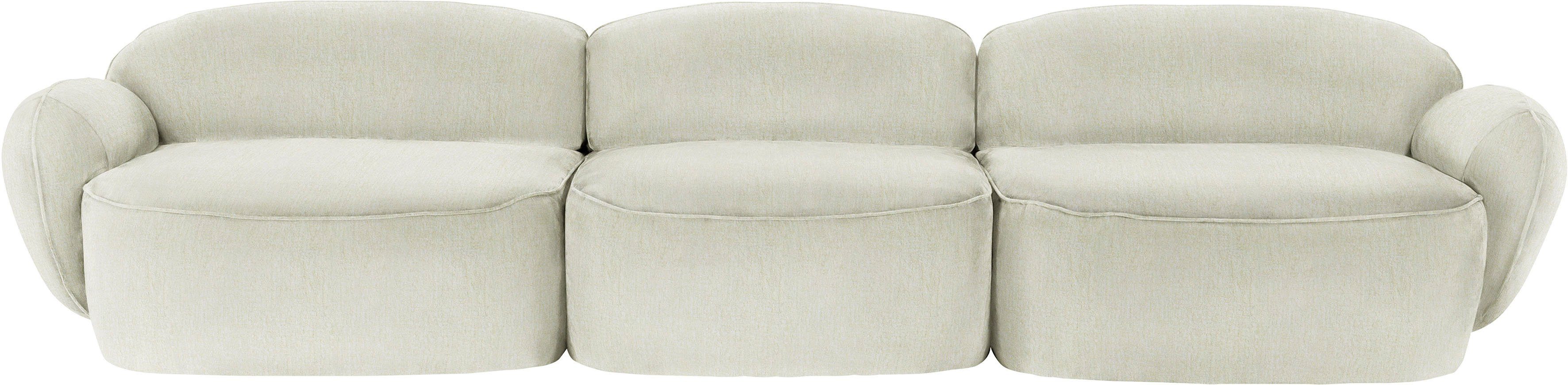 furninova 3,5-Sitzer Design Bubble, skandinavischen durch Memoryschaum, im komfortabel