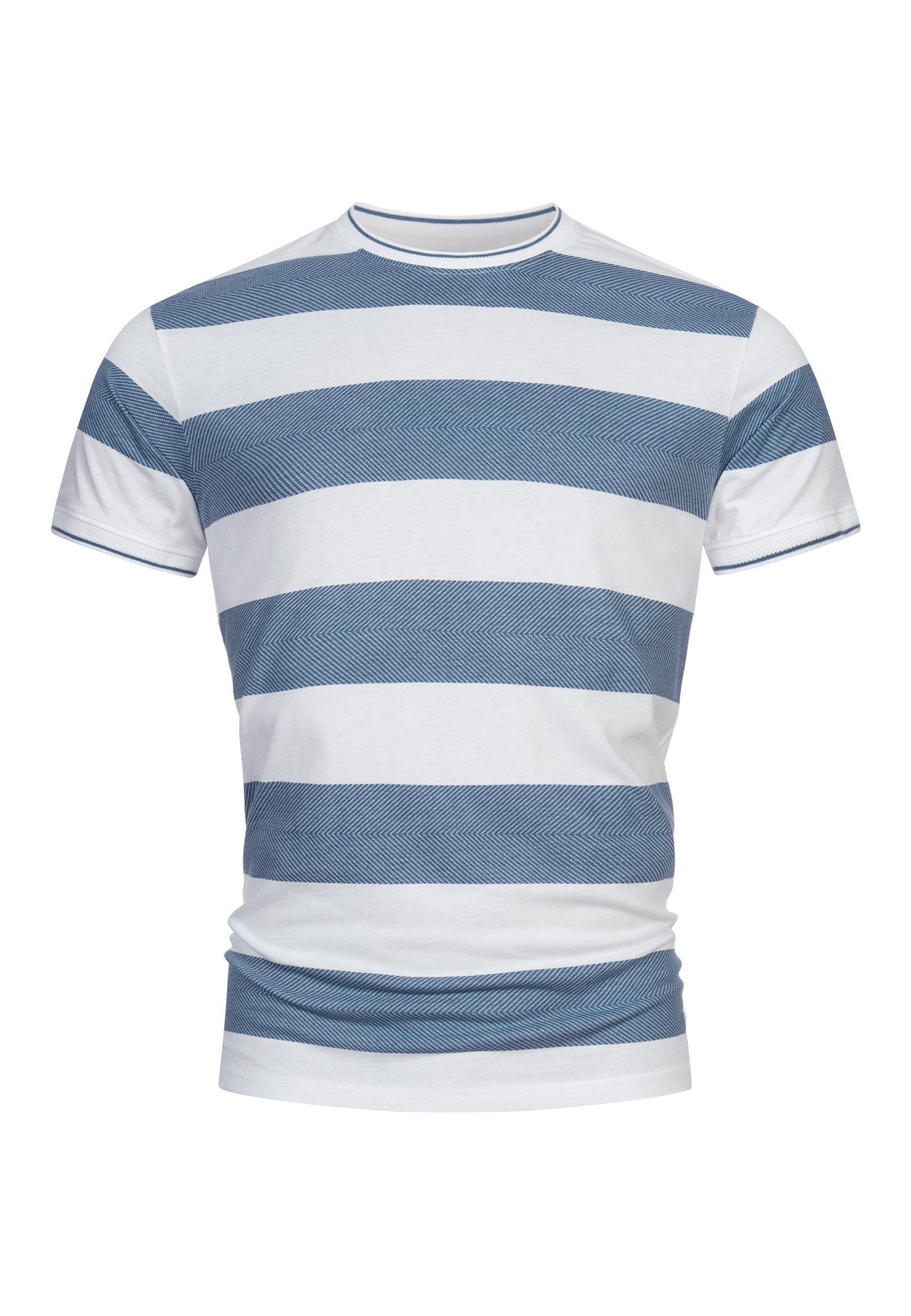 T-Shirt Herren INAriba Rundhals T-Shirt Blockstreifen