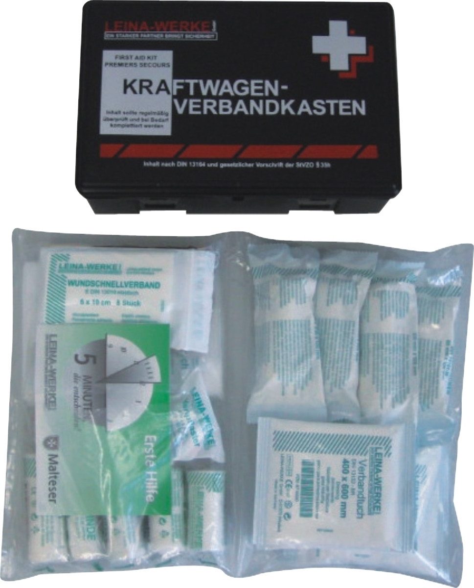 Leina-Werke Erste-Hilfe-Set KFZ-Verbandskasten DIN 13164