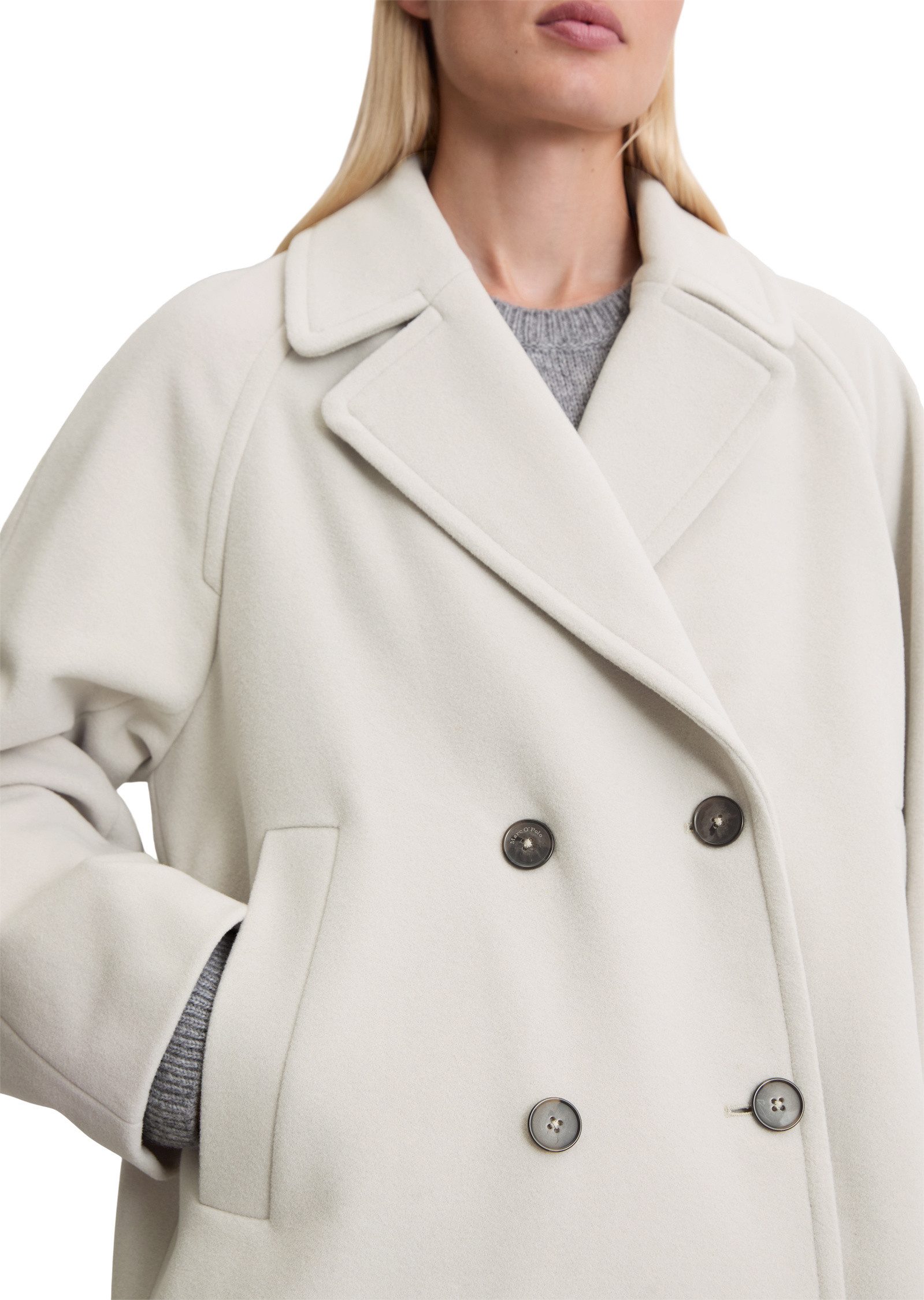 Marc O'Polo Outdoorjacke aus Wolle-Mix