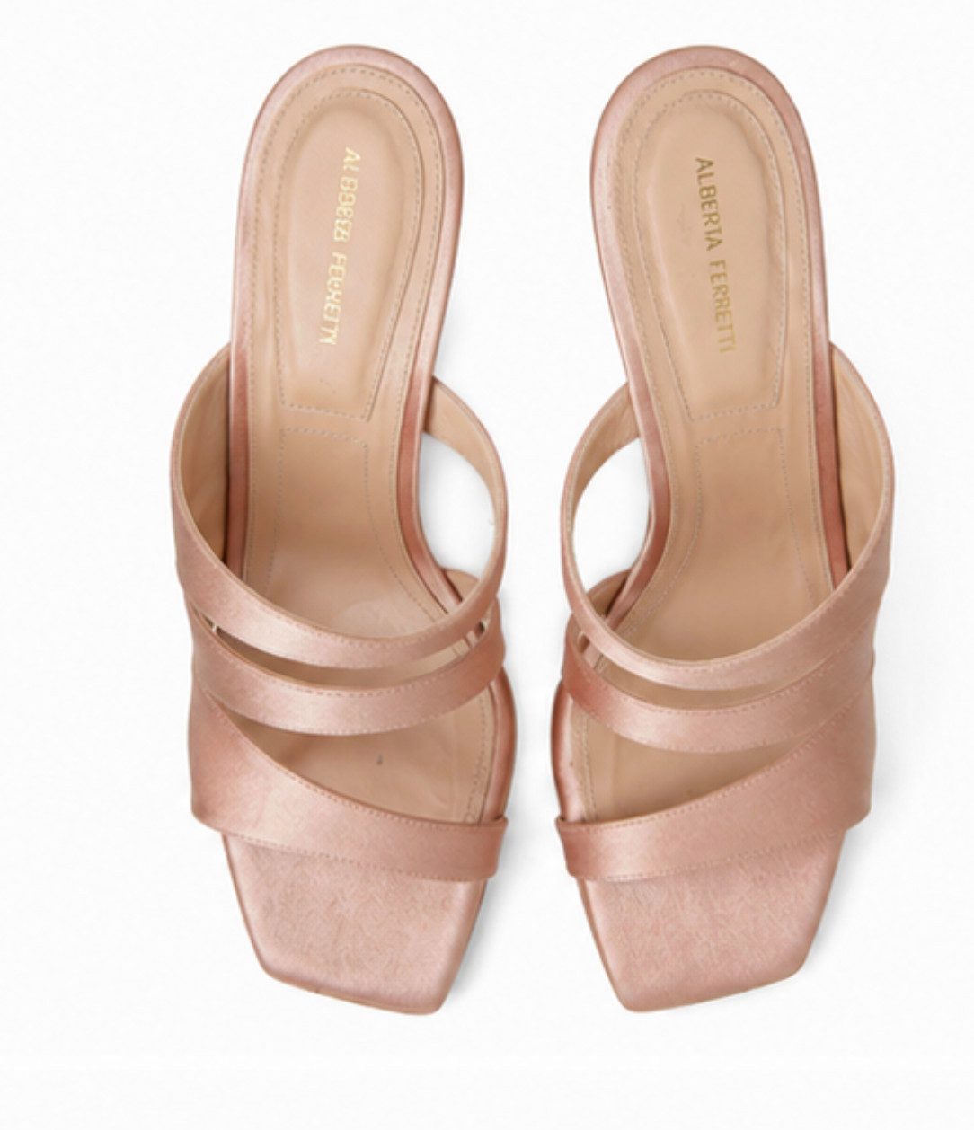 Couture Italy High Heels Mules Satin Pumps High-Heel-Sandalette