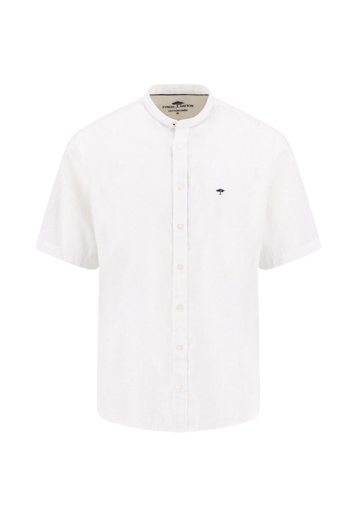 FYNCH-HATTON Businesshemd Fynch-Hatton / He.Hemd kurzarm / Summer Linen, Stand-Up., 1/2