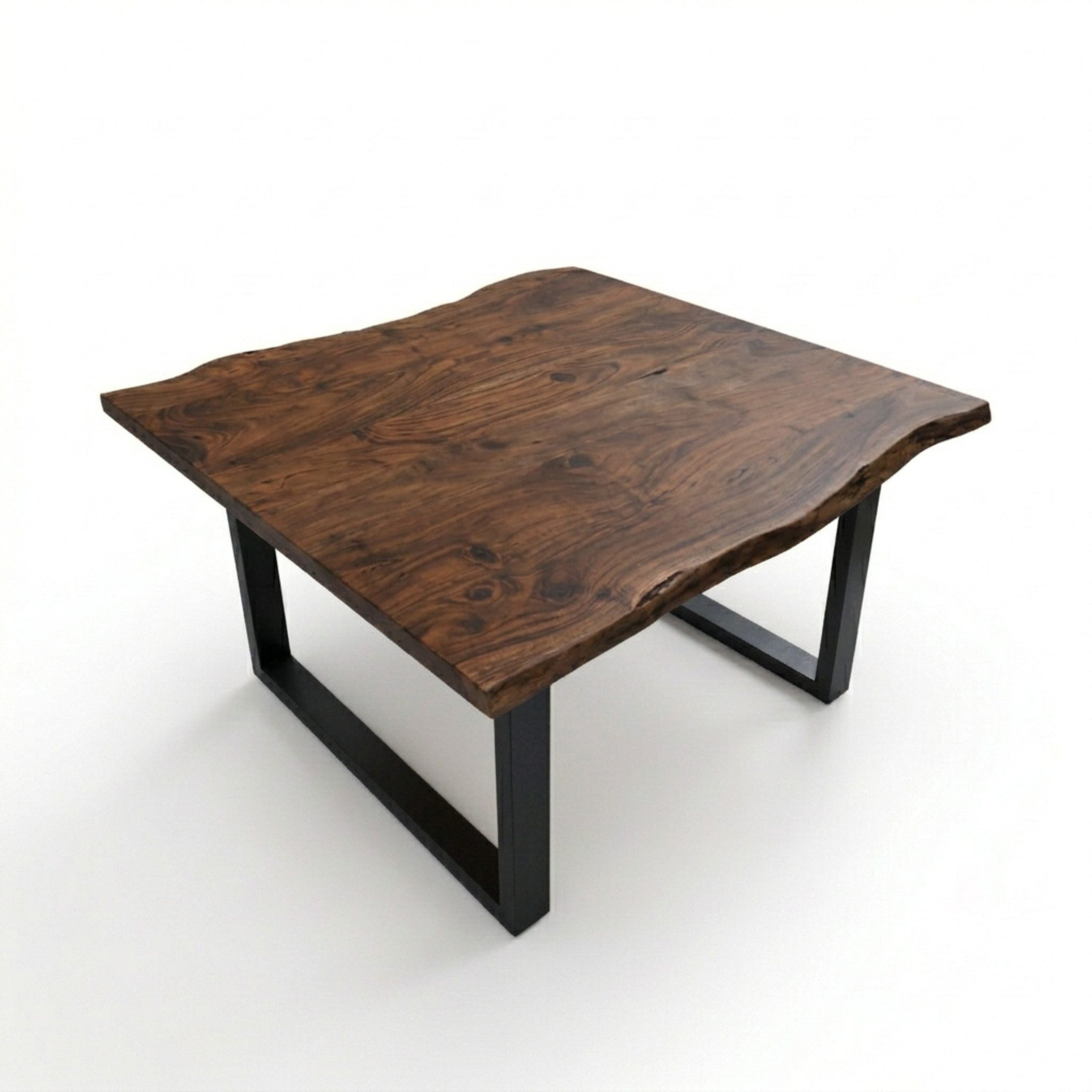 SAM® Baumkantentisch Kapalua, Baumkante, Akazienholz massiv, nussbaumfarben, bis 3 Meter lieferbar
