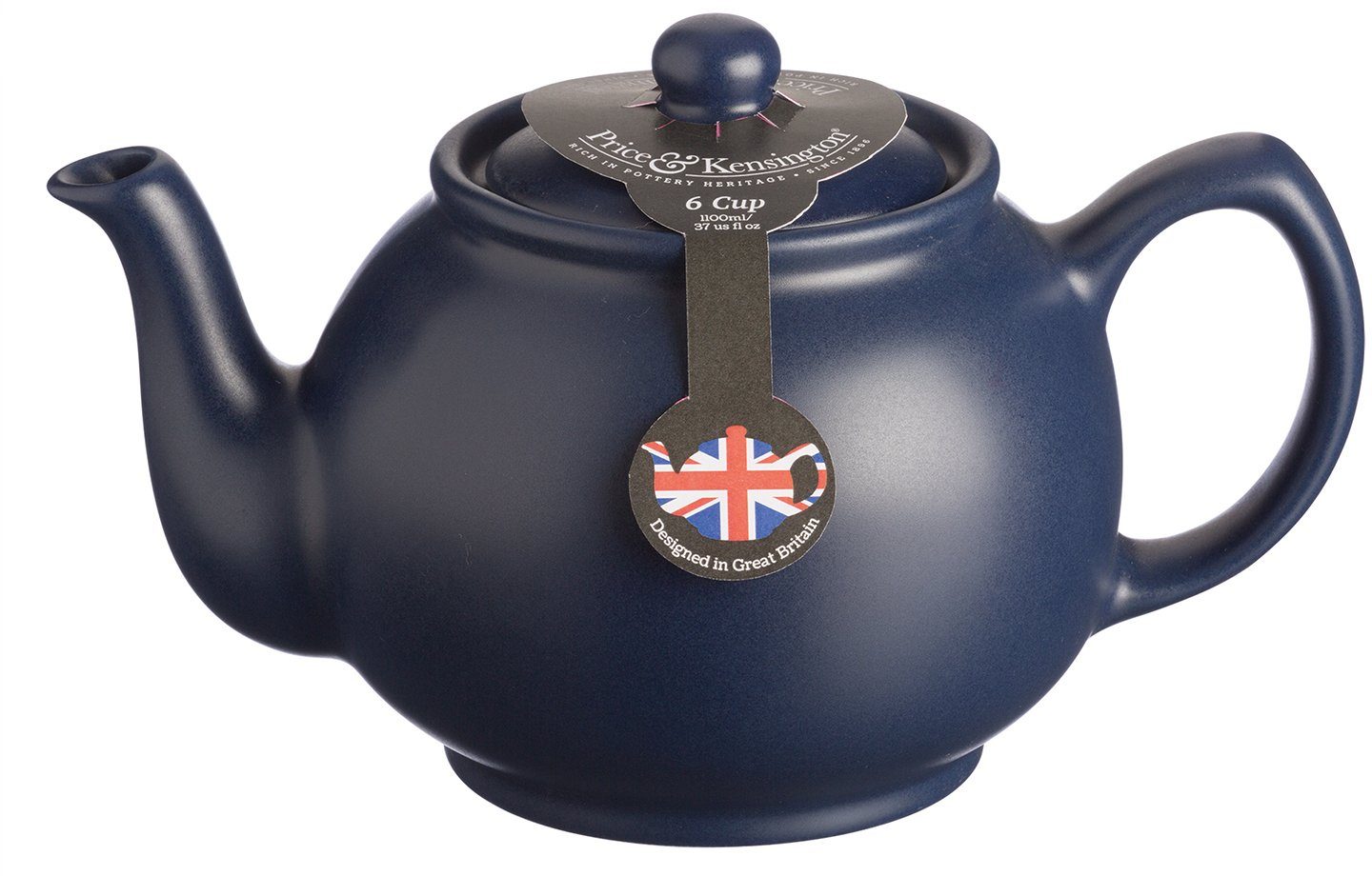 PRICE & KENSINGTON® Teekanne Betty, 1,1 l, Steingut, matt, 6 Tassen
